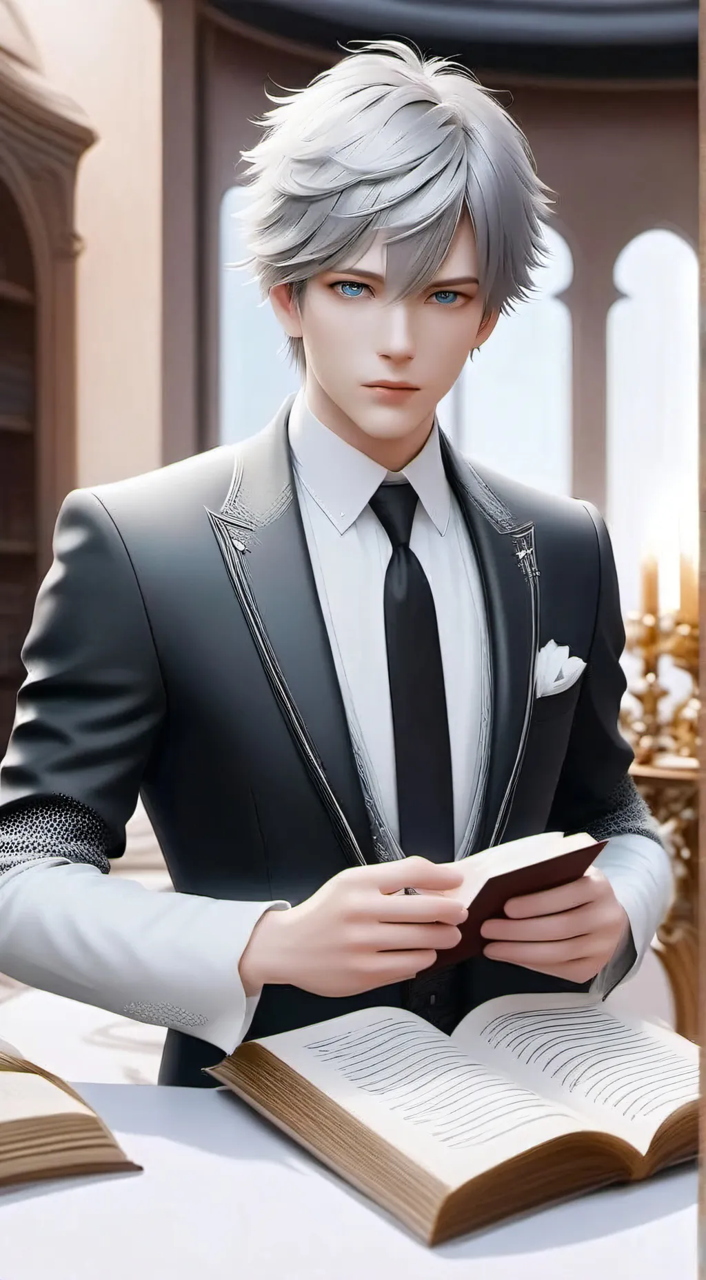 ai character: Grey Parker background