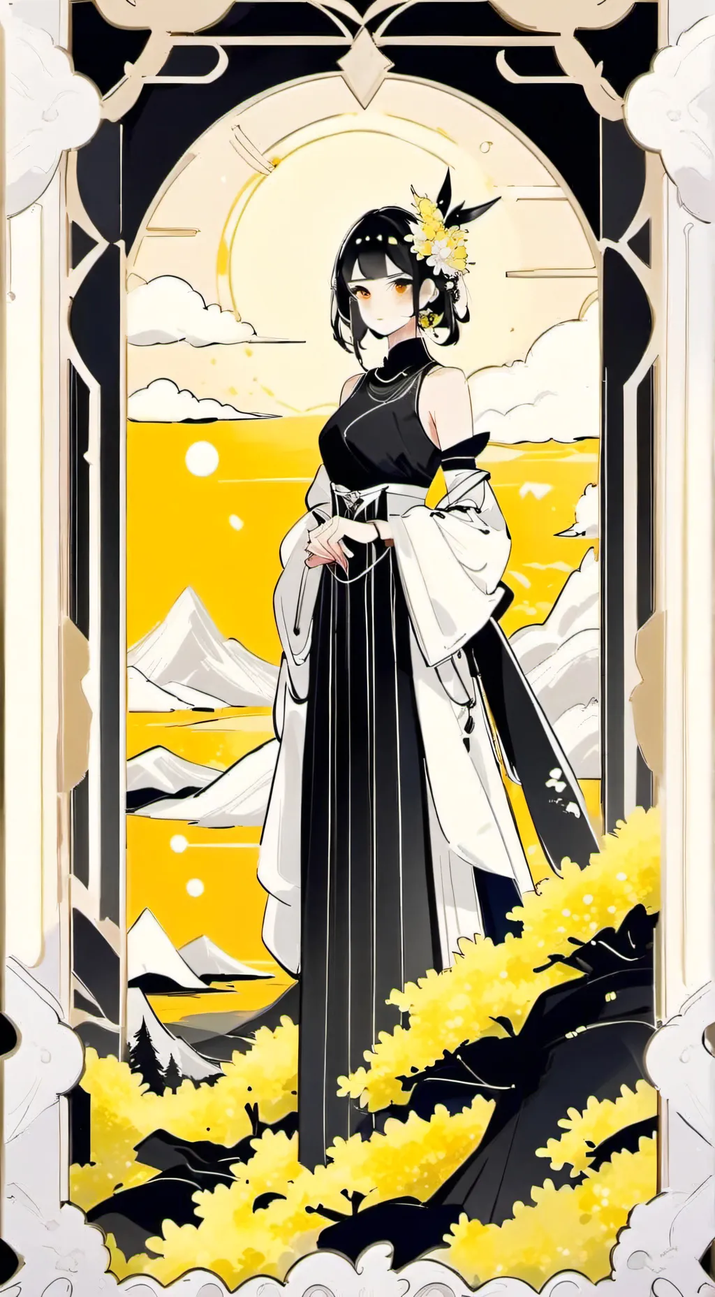 ai character: lendra sexy background