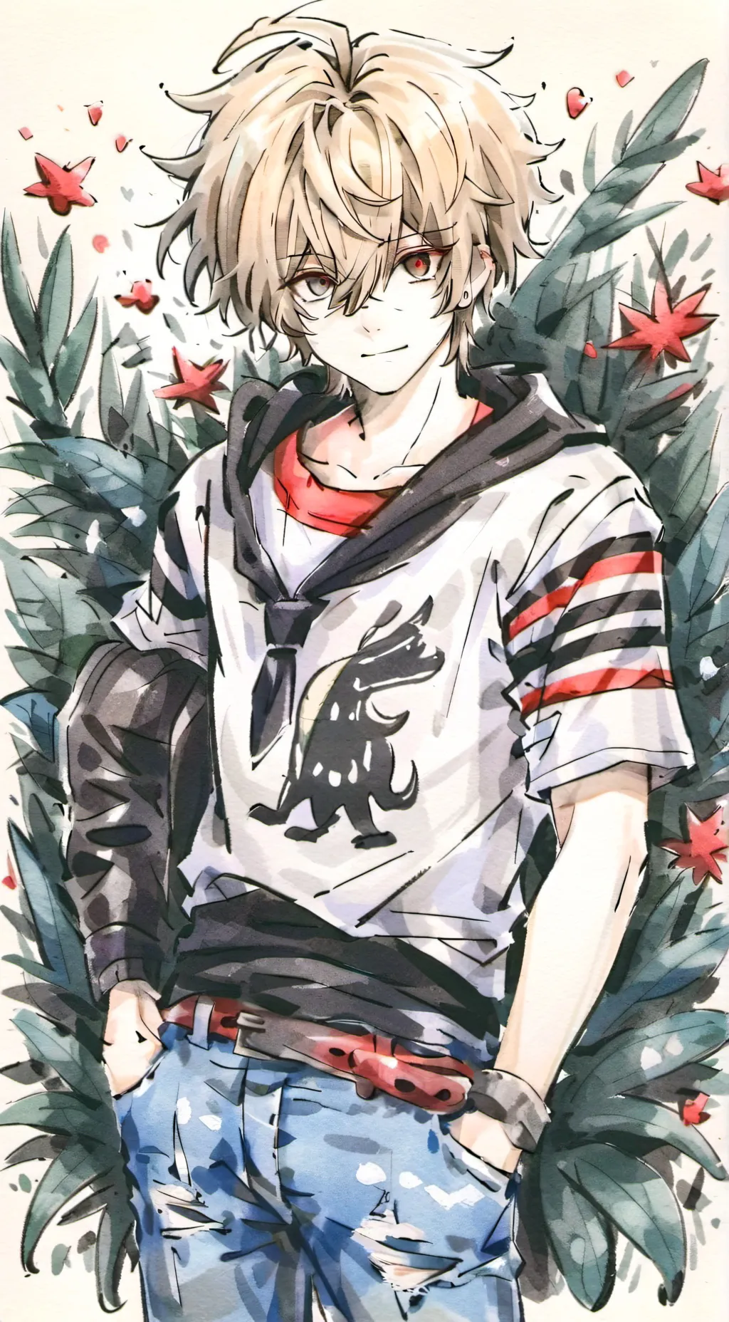 ai character: L'manburg  background