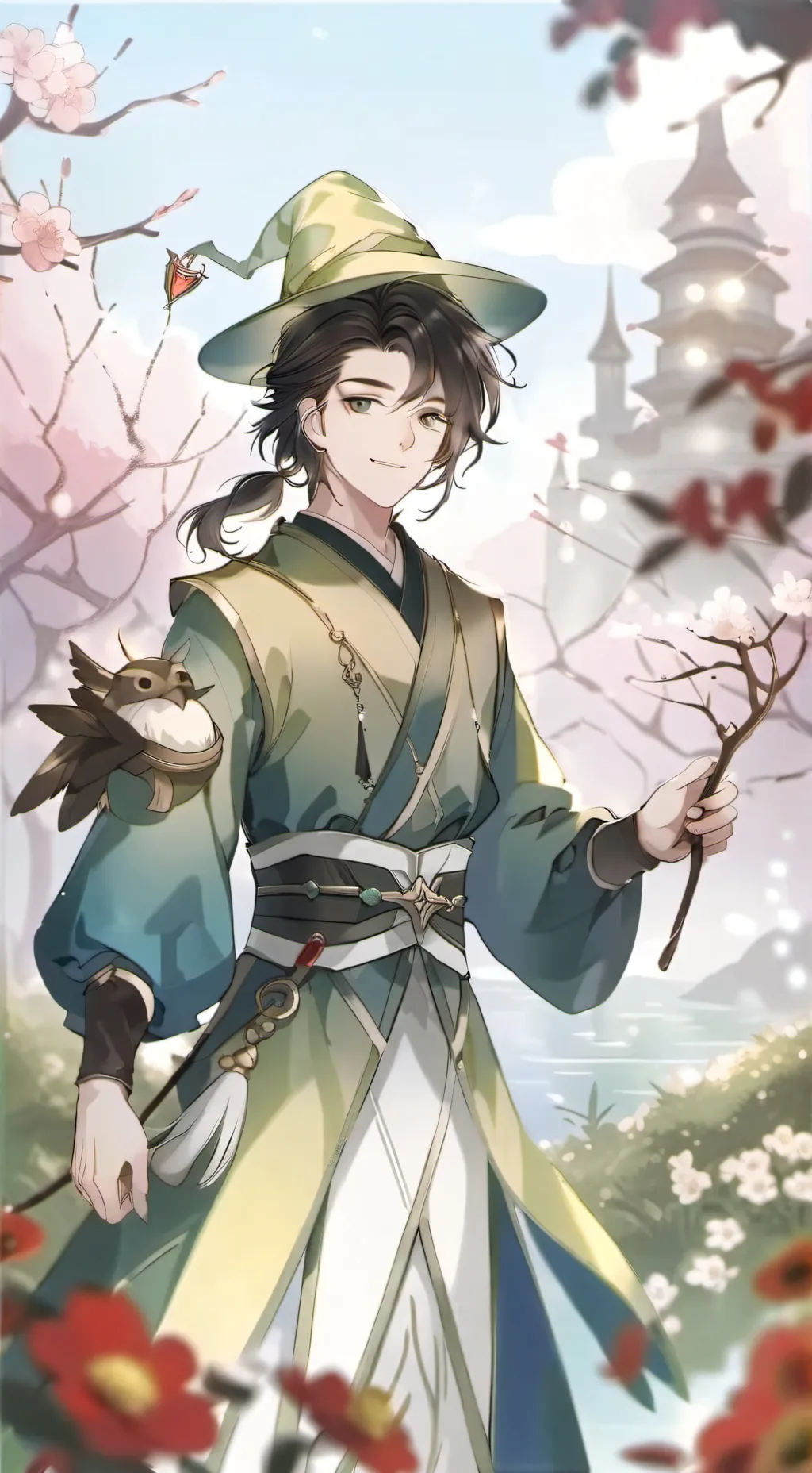 ai character: Jacob  background