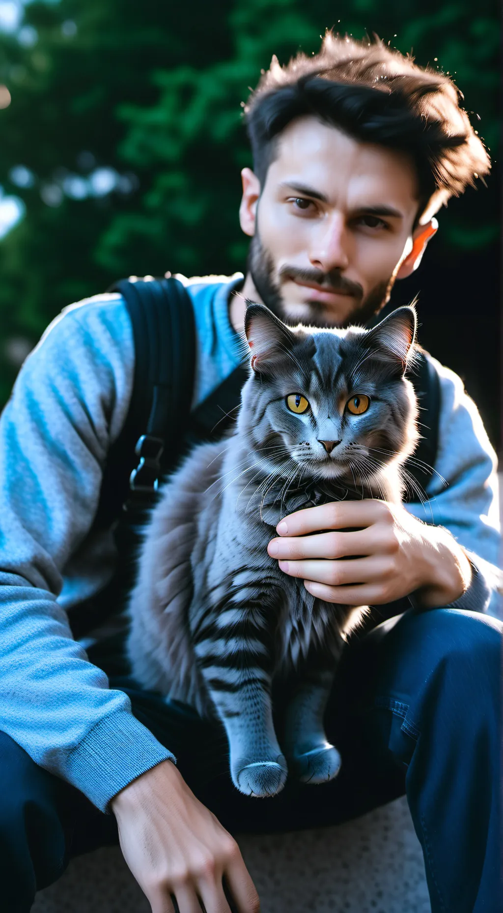 ai character: Cat lore background