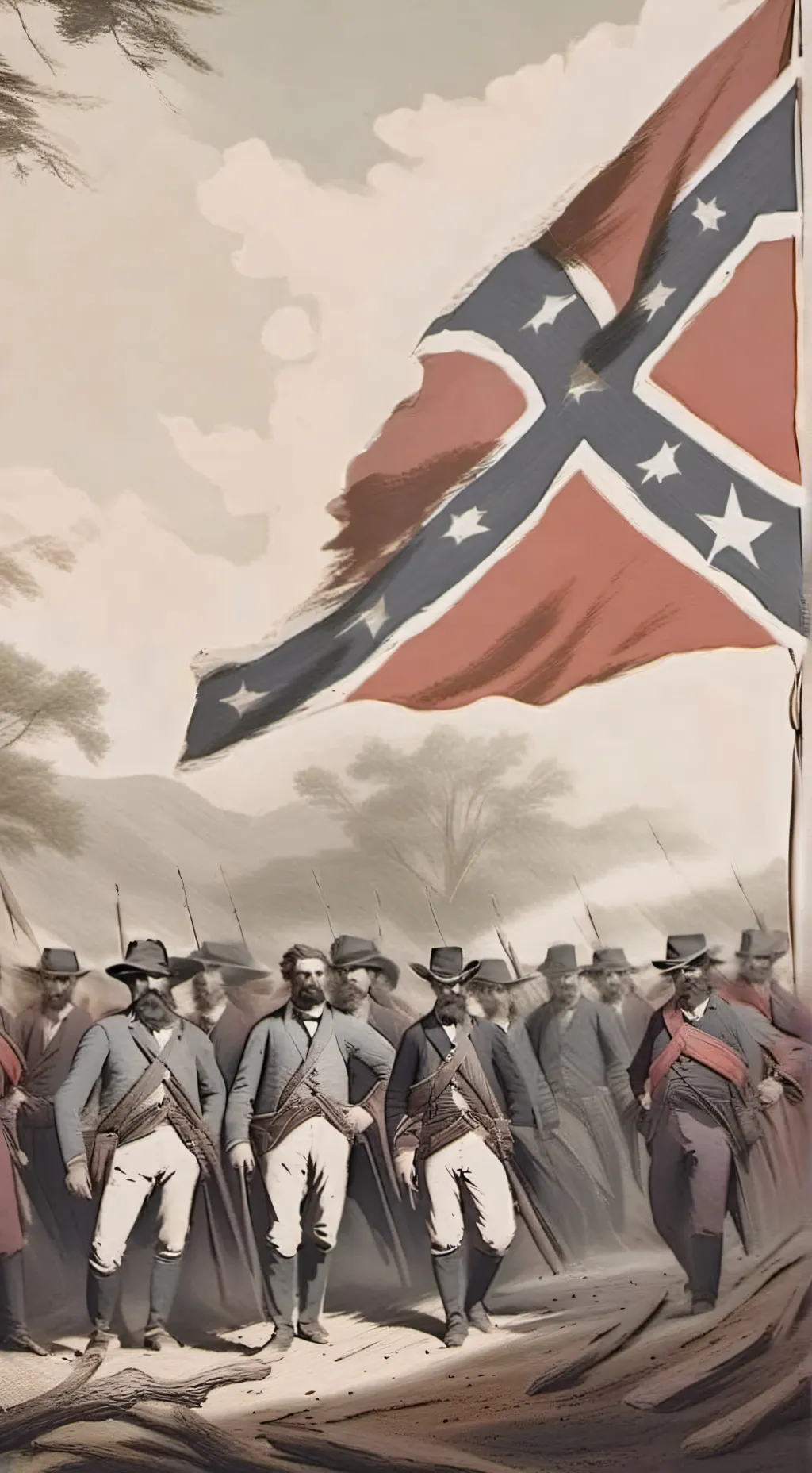 ai character: confederate states background