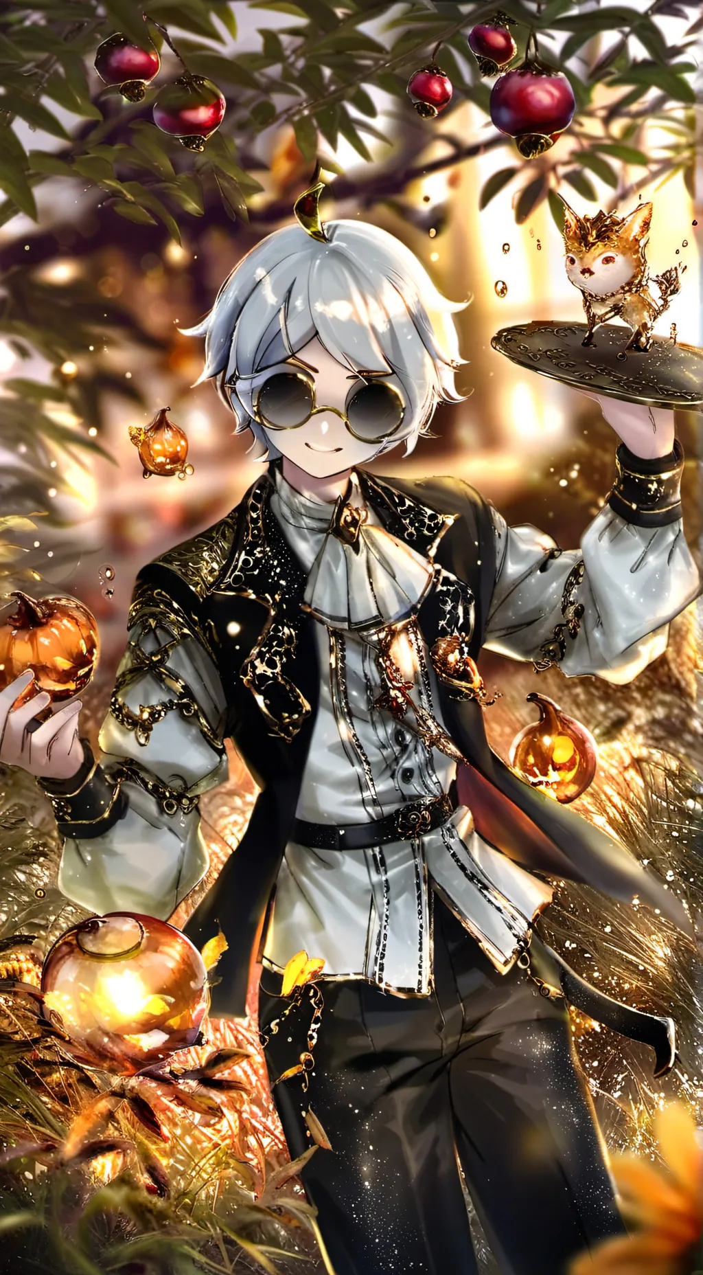 ai character: N x uzi background