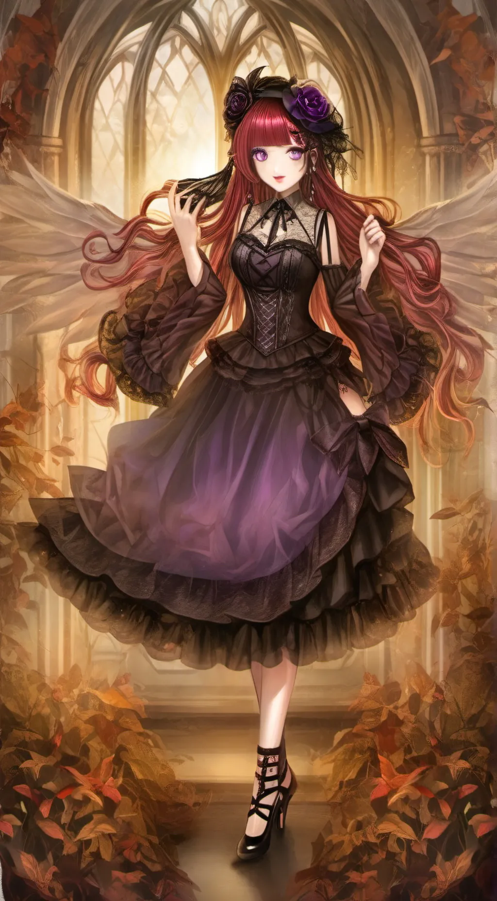 ai character: lost princess  background
