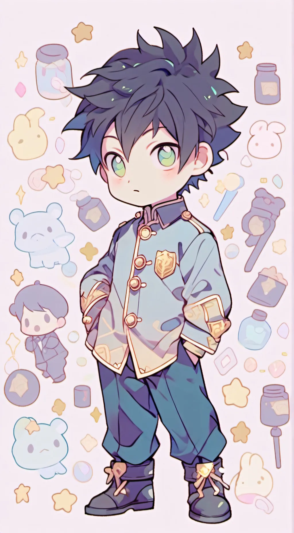 ai character: Spoiled Megumi  background