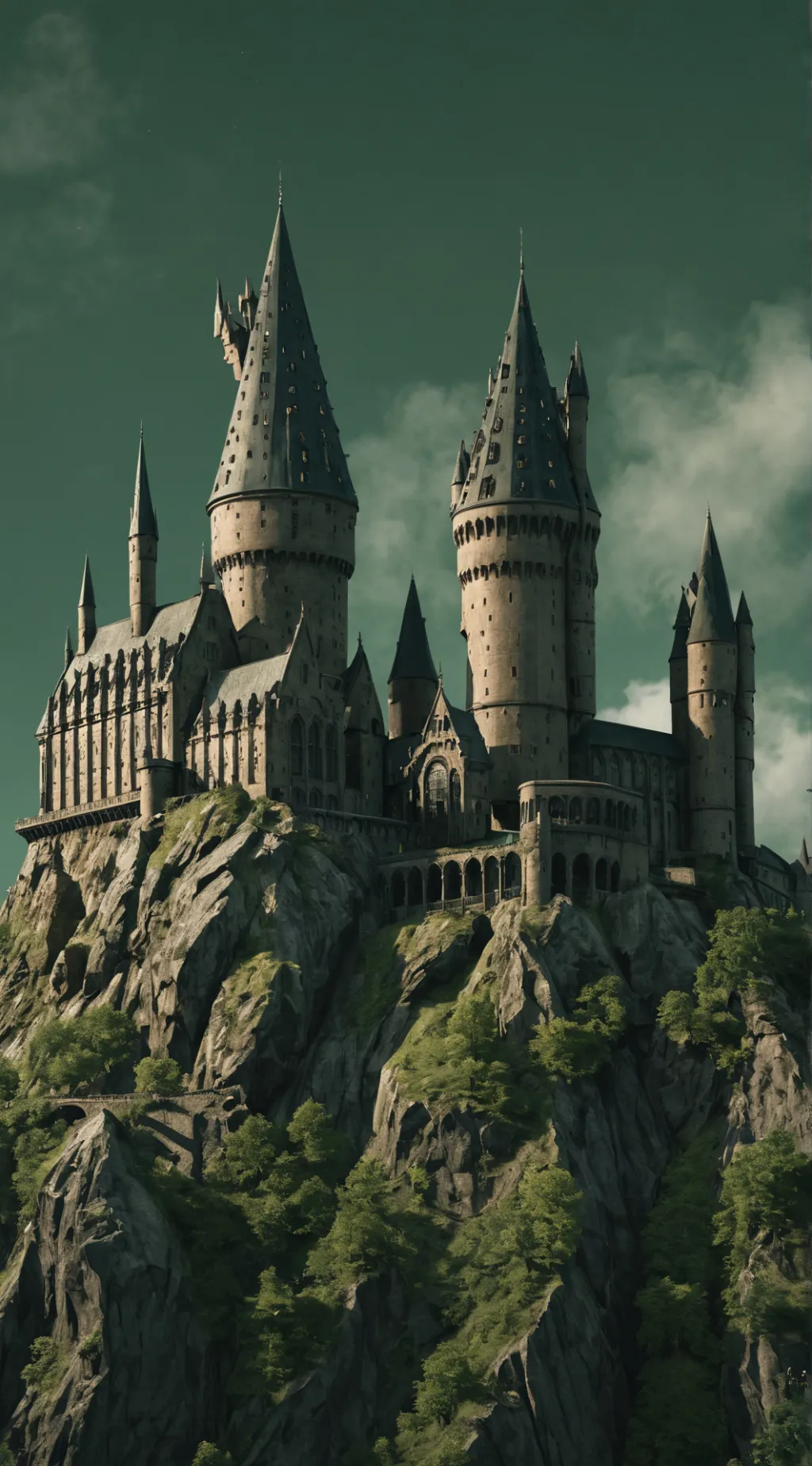 ai character: Hogwarts  background