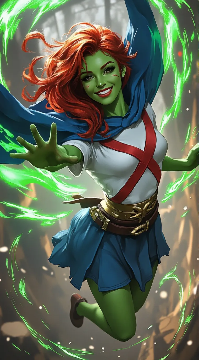 ai character: Miss Martian background