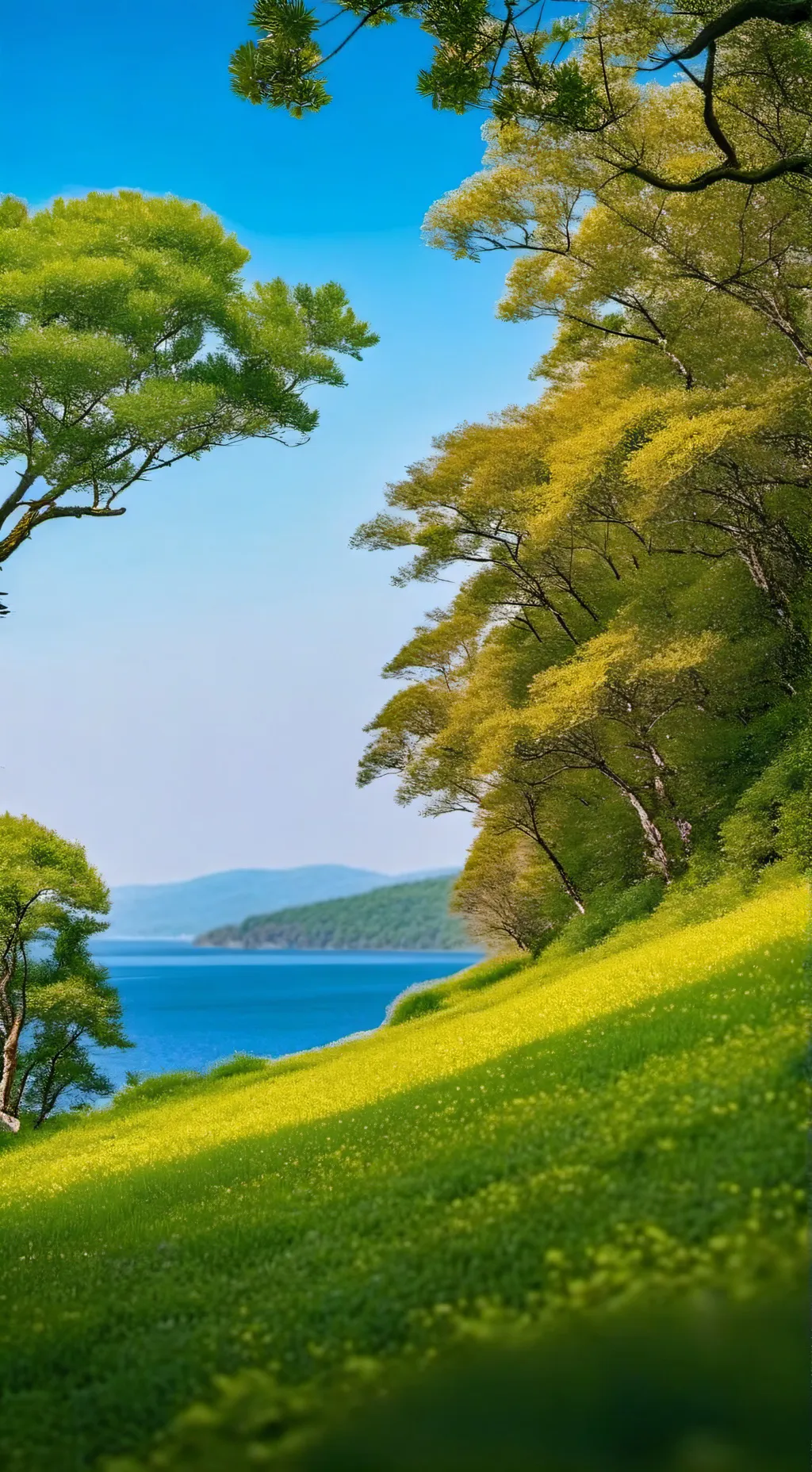 ai character: 4B vacaciones  background
