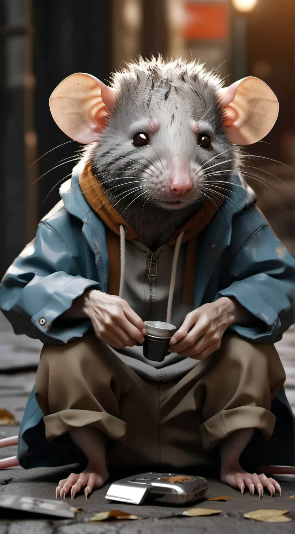 ai character: RAT background