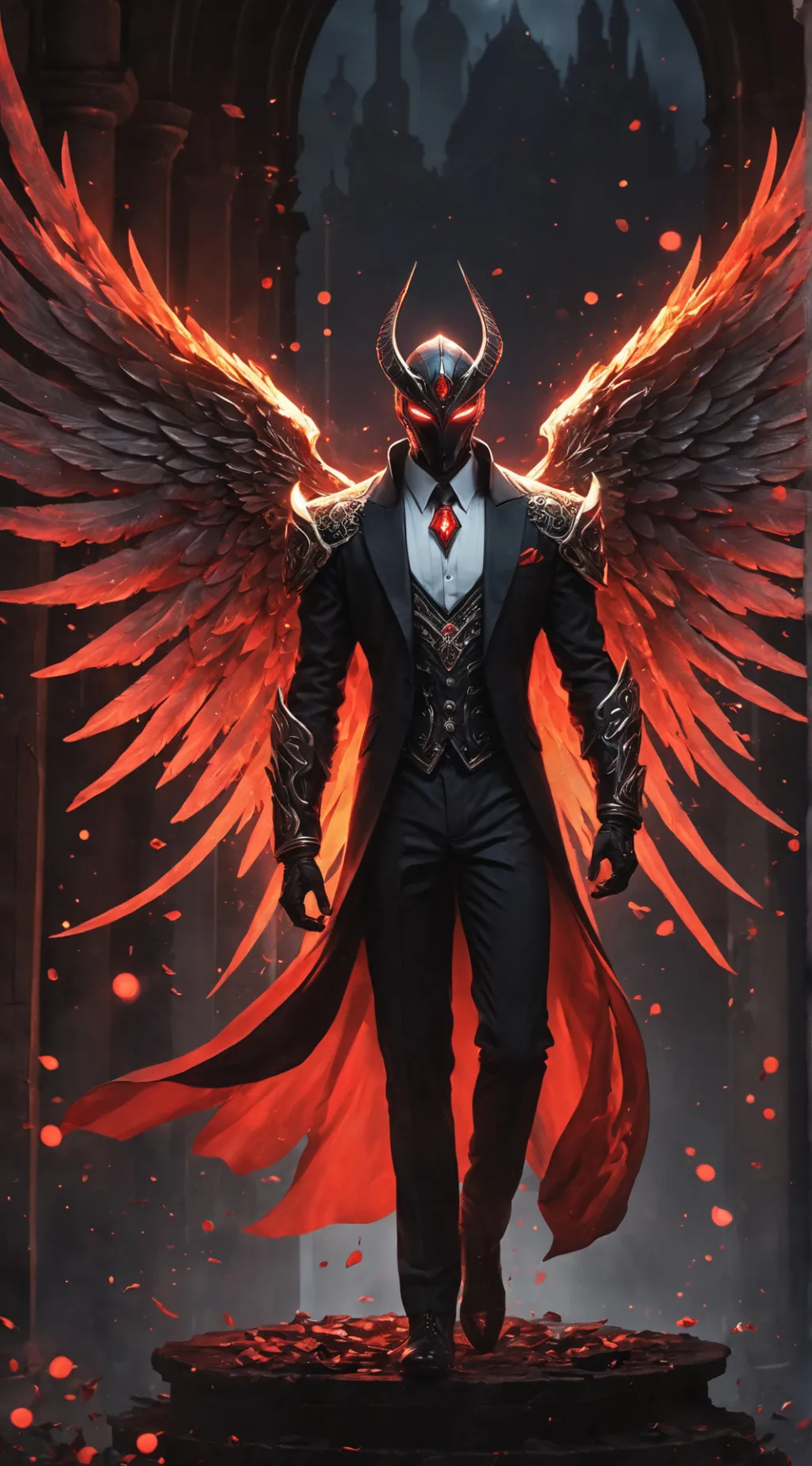 ai character: Azrael background