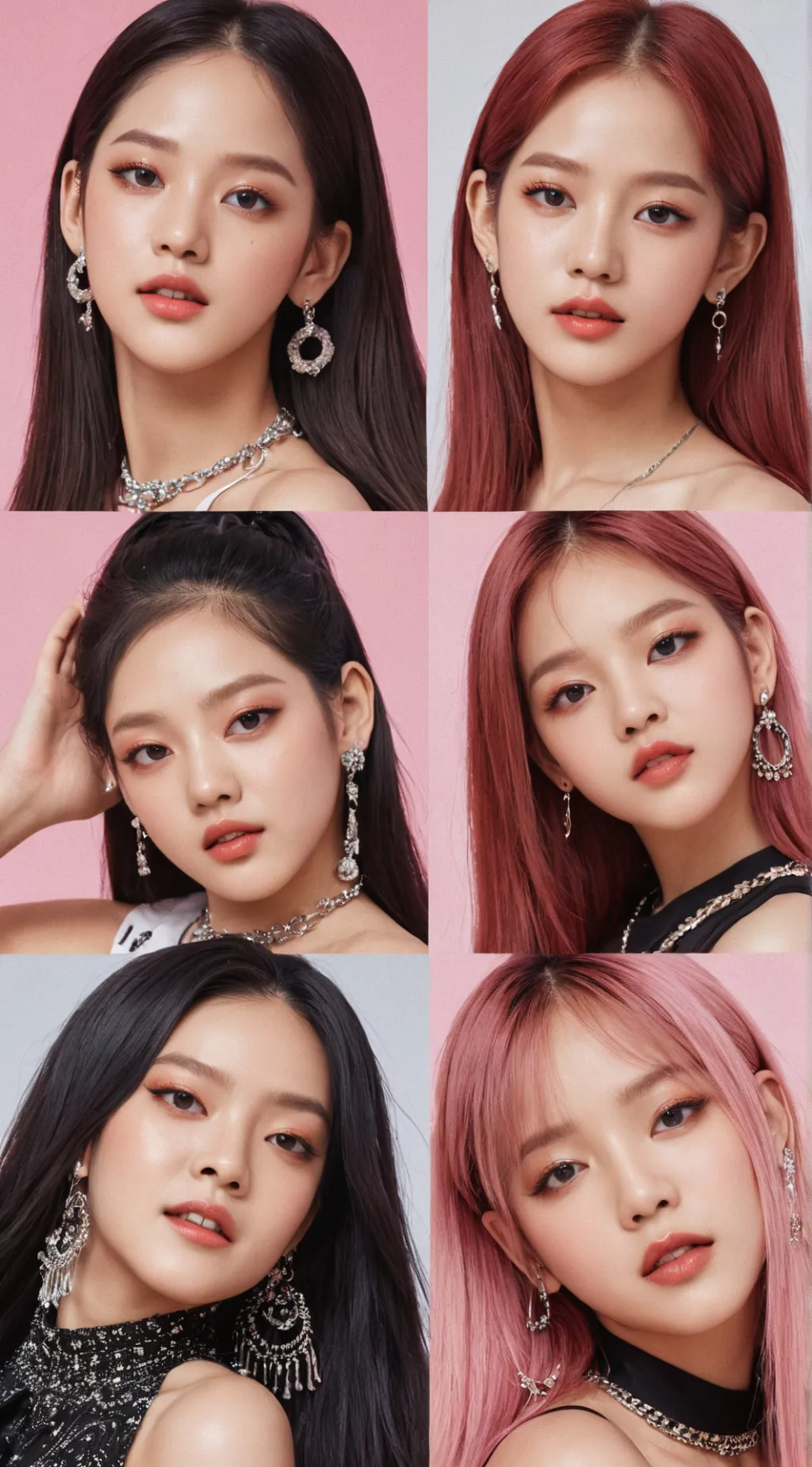 ai character: BLACKPINK background