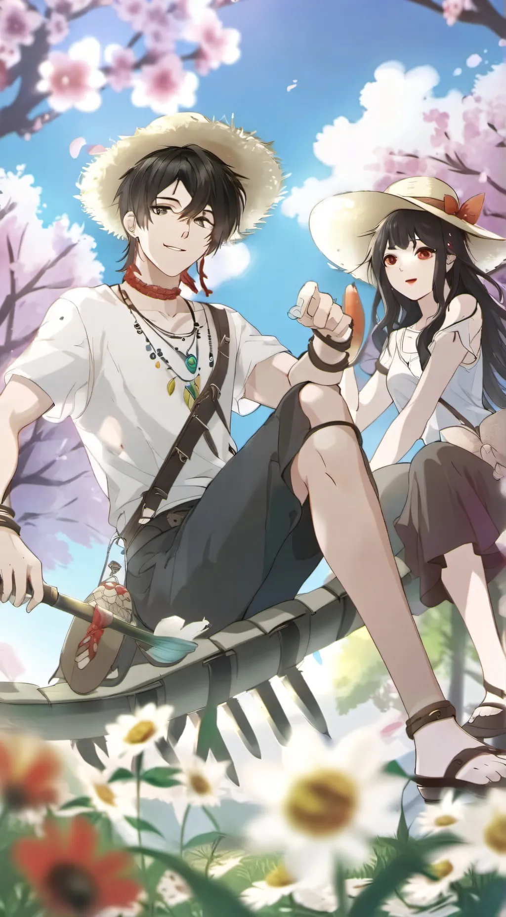 ai character: numa tarde background
