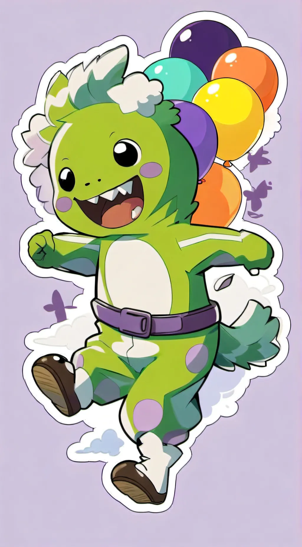 ai character: Looeys carnival!  background