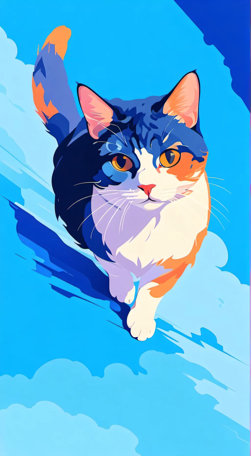 ai character: Fuzzy Flame Spirit background