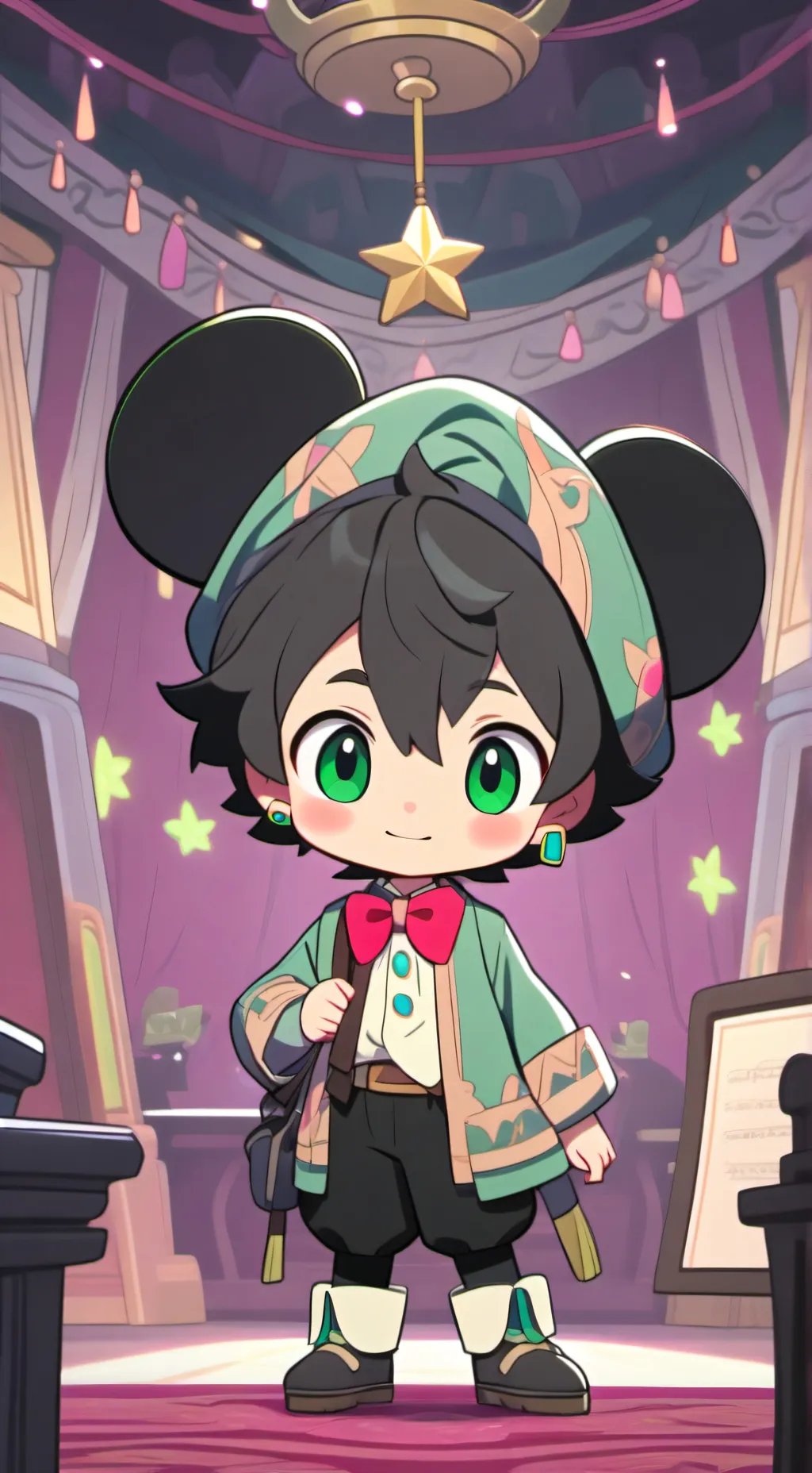 ai character: deku background