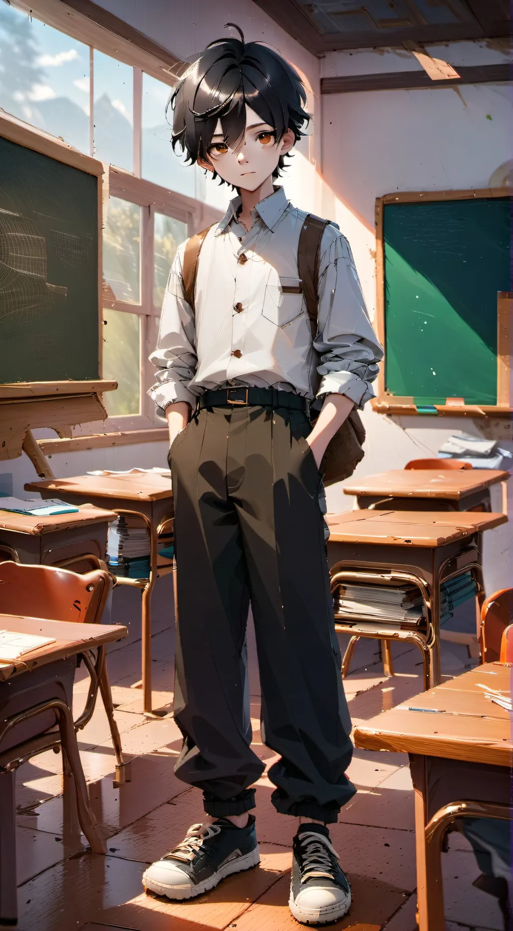 ai character: Caleb background