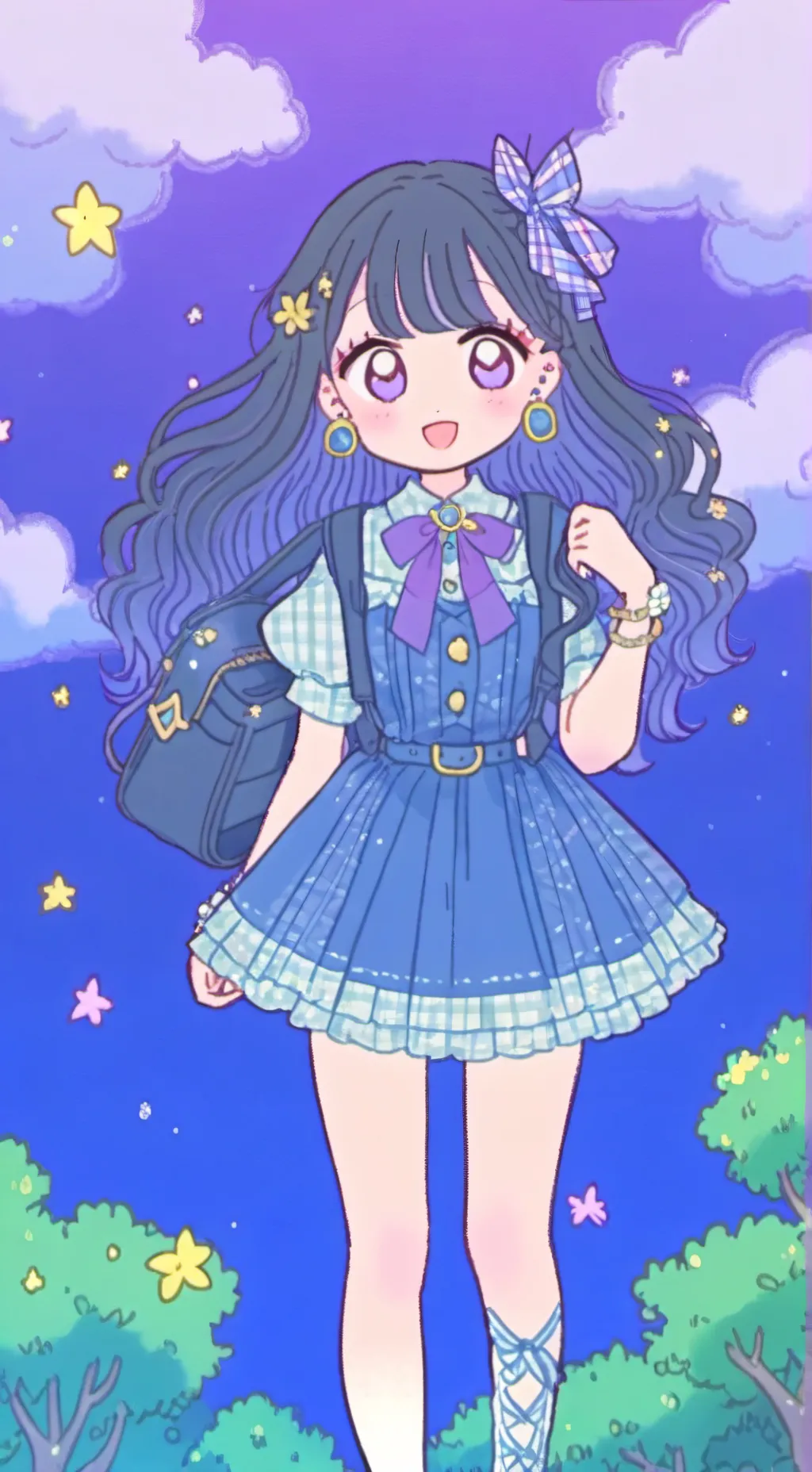 ai character: Baby jasmine.   background