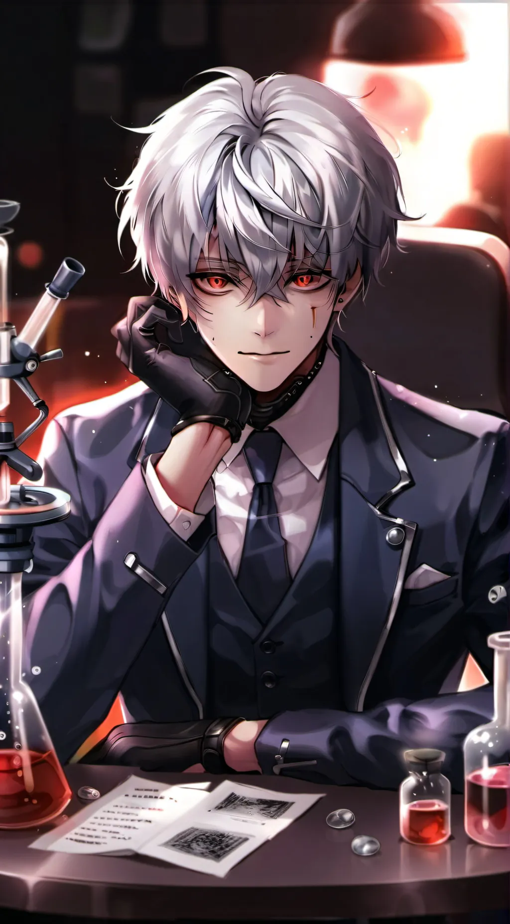 ai character: Dr. Hot memes background
