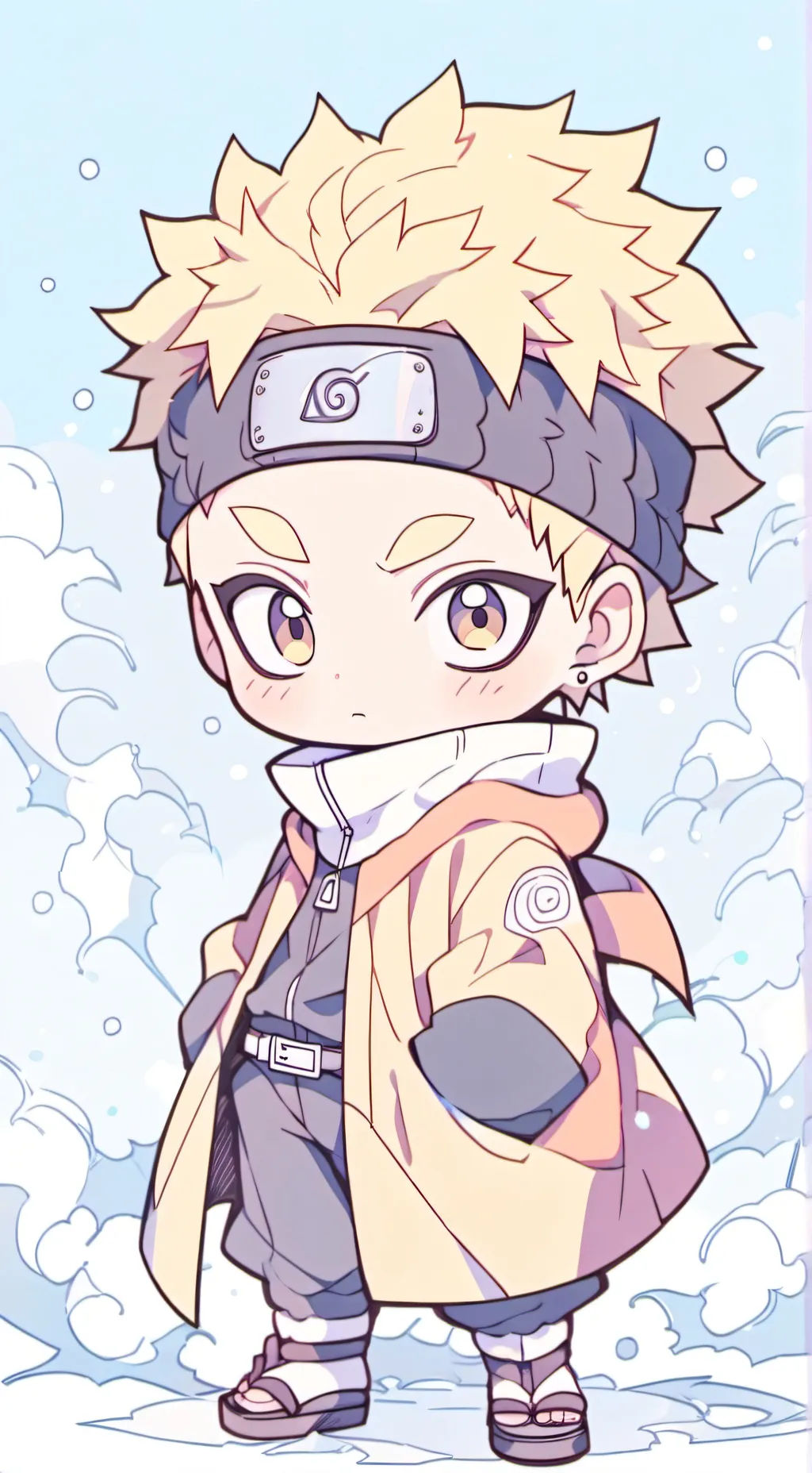 ai character: Naruto Road Trip background