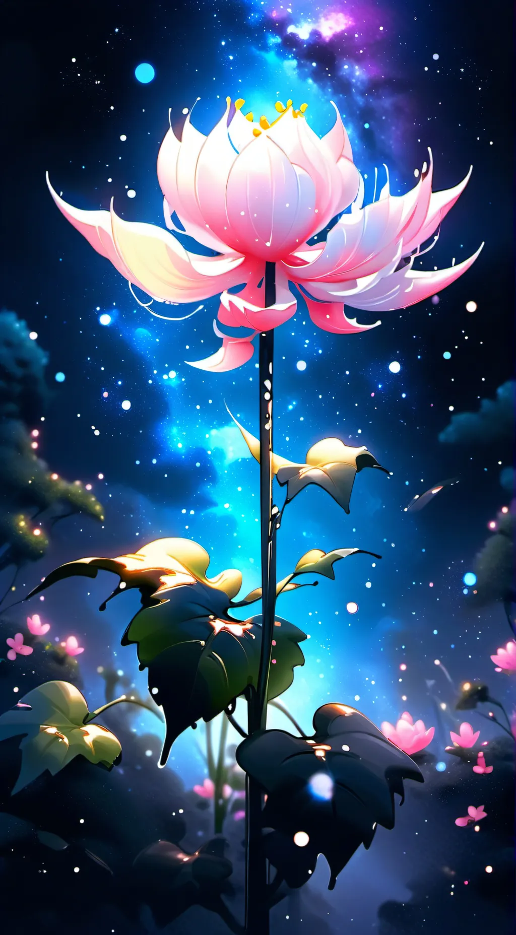 ai character: moonflower*2* background