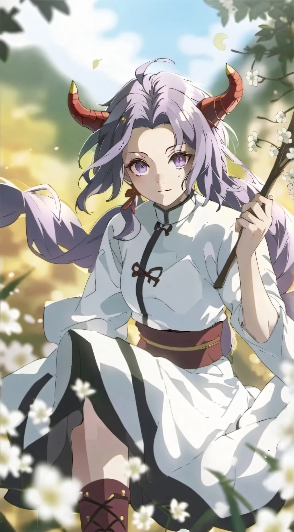ai character: demon slayer background