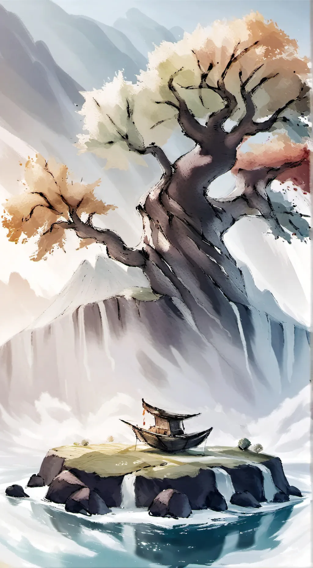 ai character: Sky... background