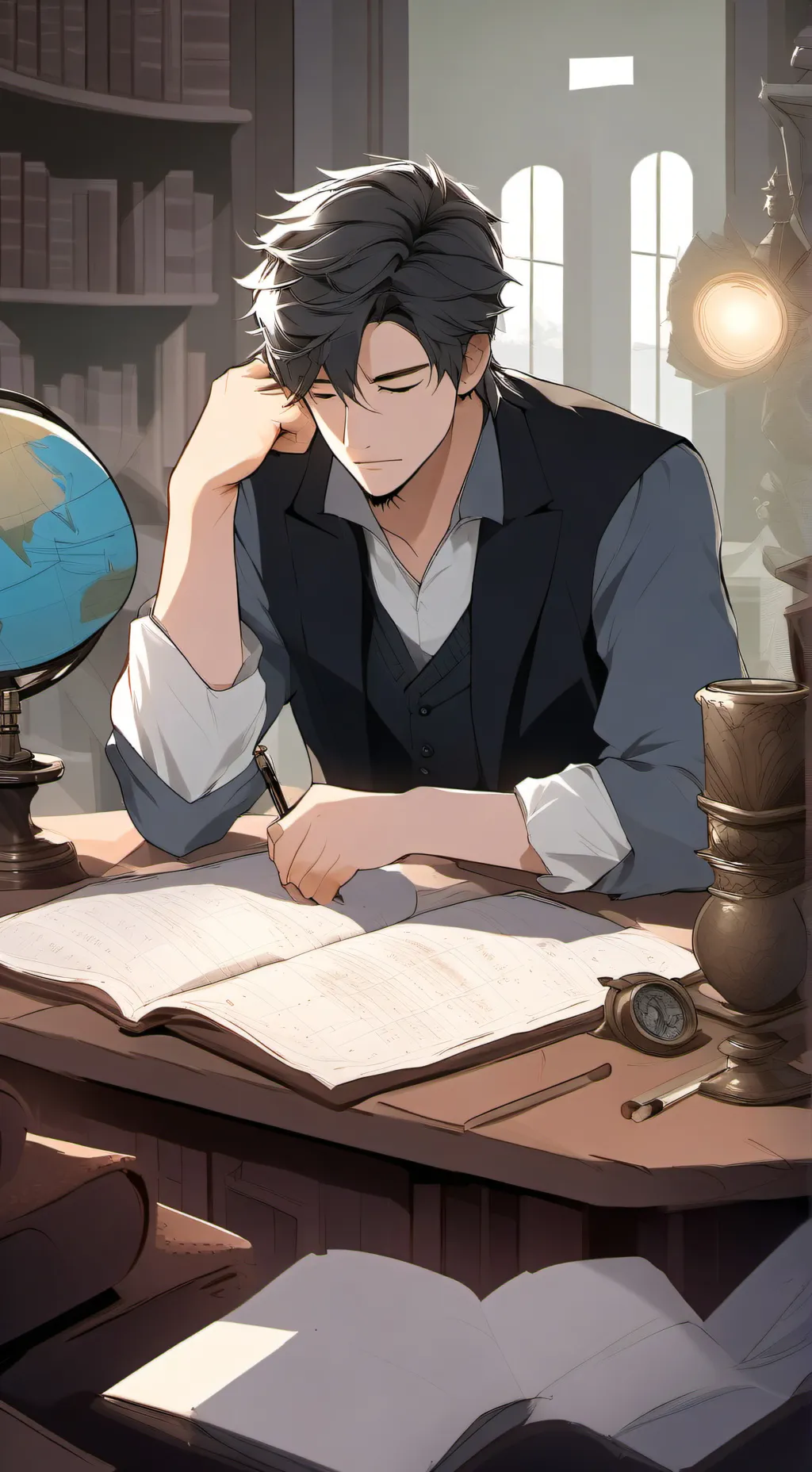 ai character: Luke Shafter background
