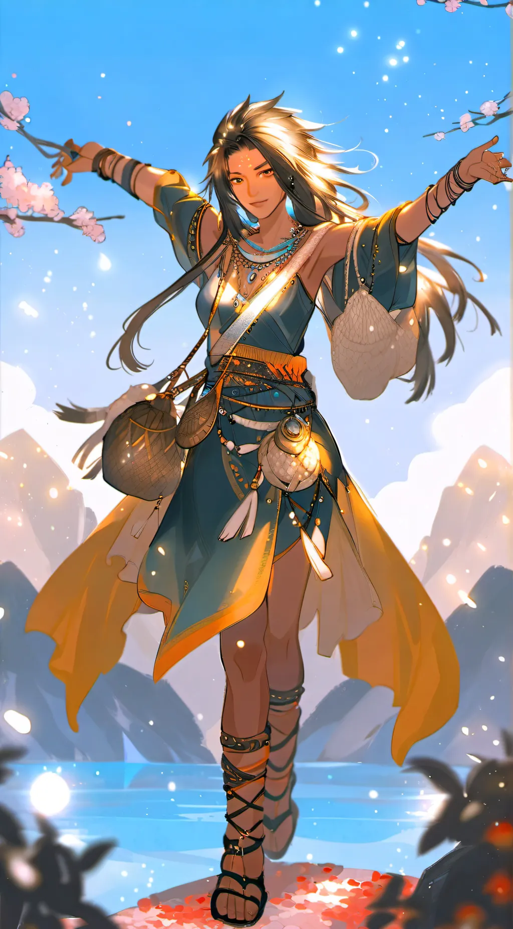 ai character: MD uzi background