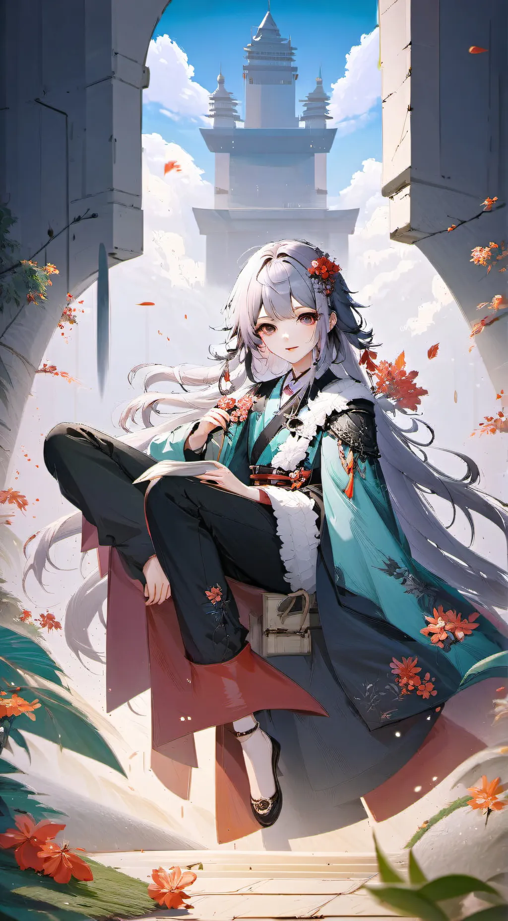 ai character: Aura background