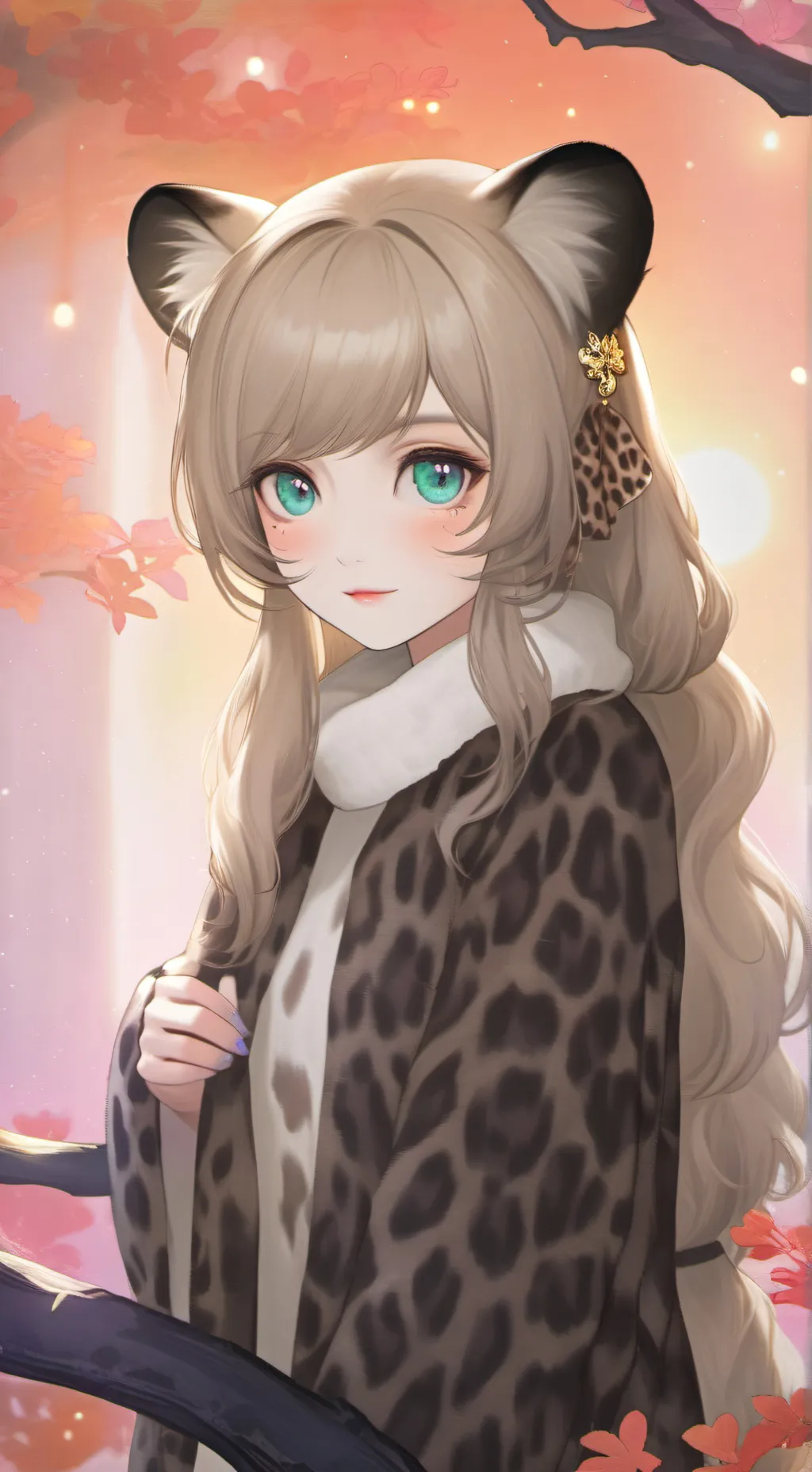 ai character: Spotty Tree Climber Spirit background