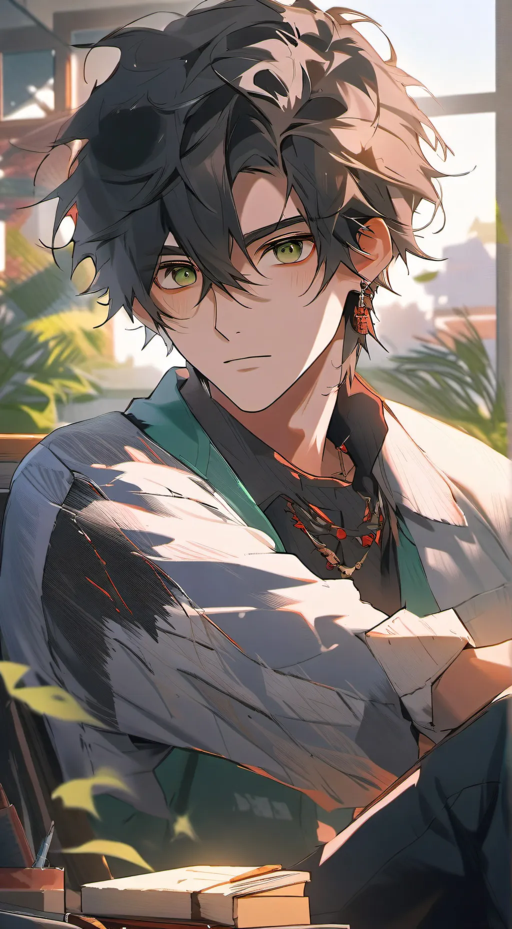 ai character: Ryan  background