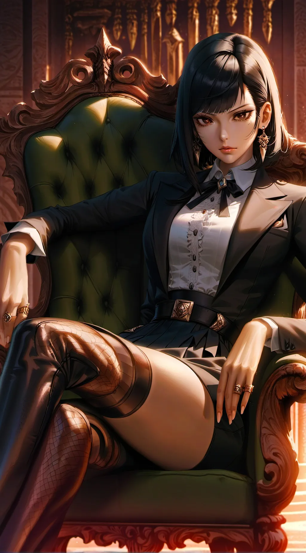 ai character: Rose background