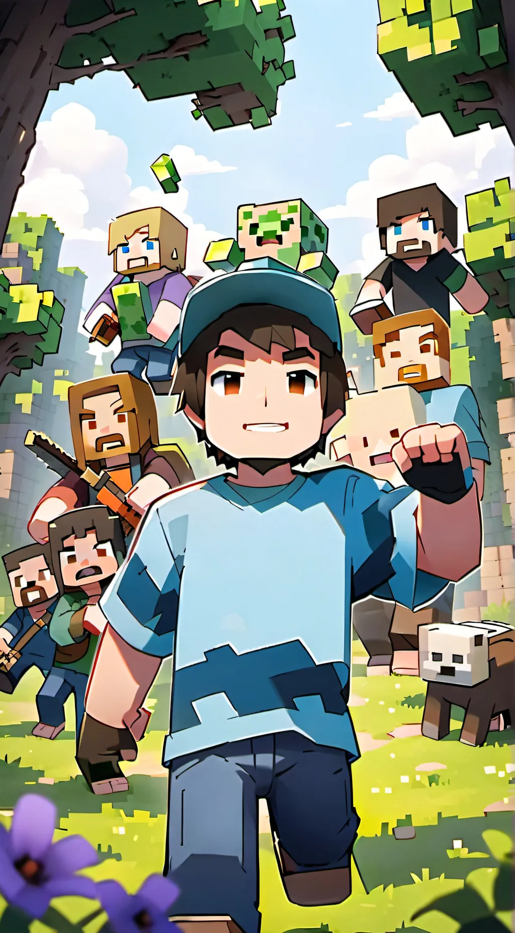 ai character: My minecraftserver background