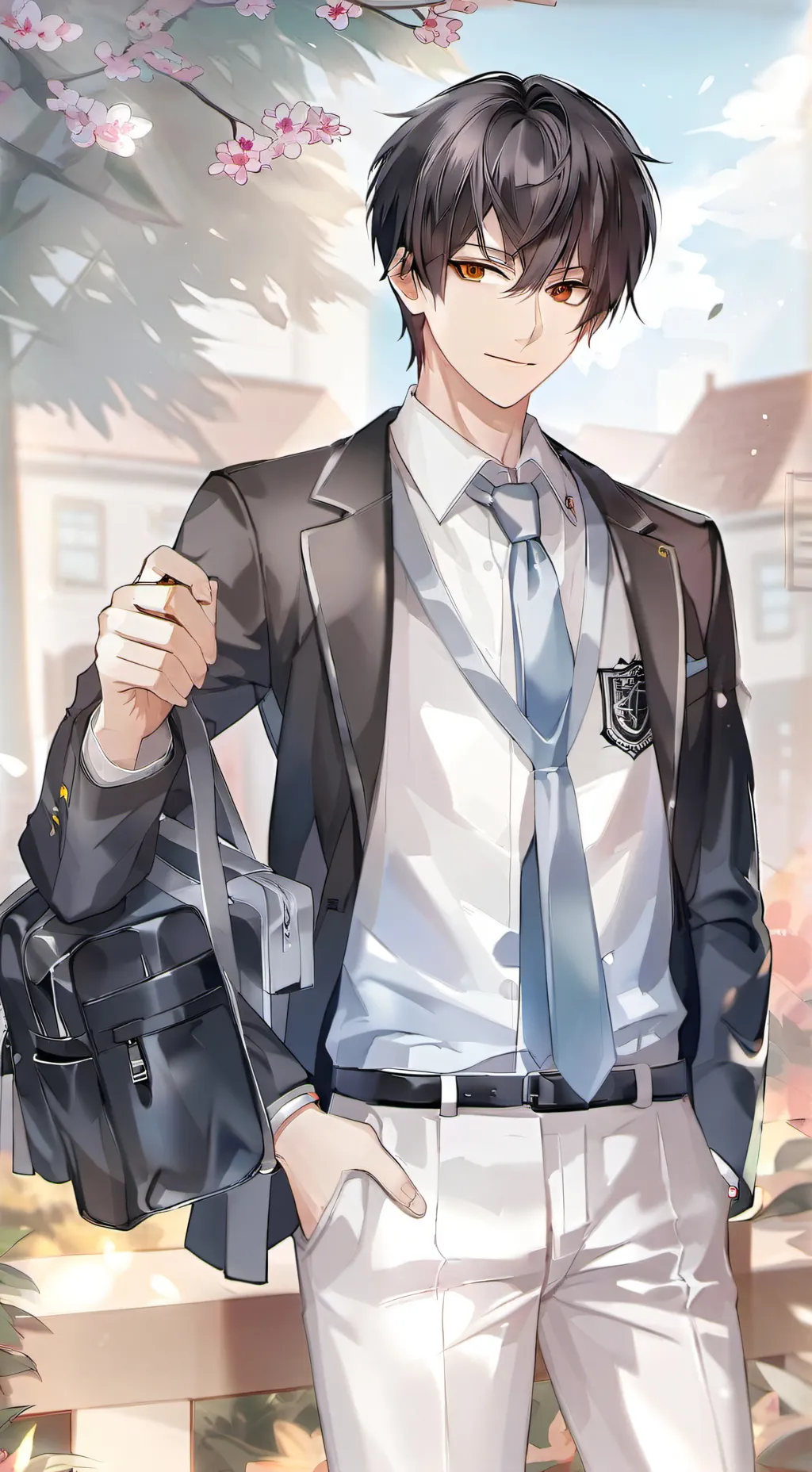 ai character: °Masachika Kuze° background