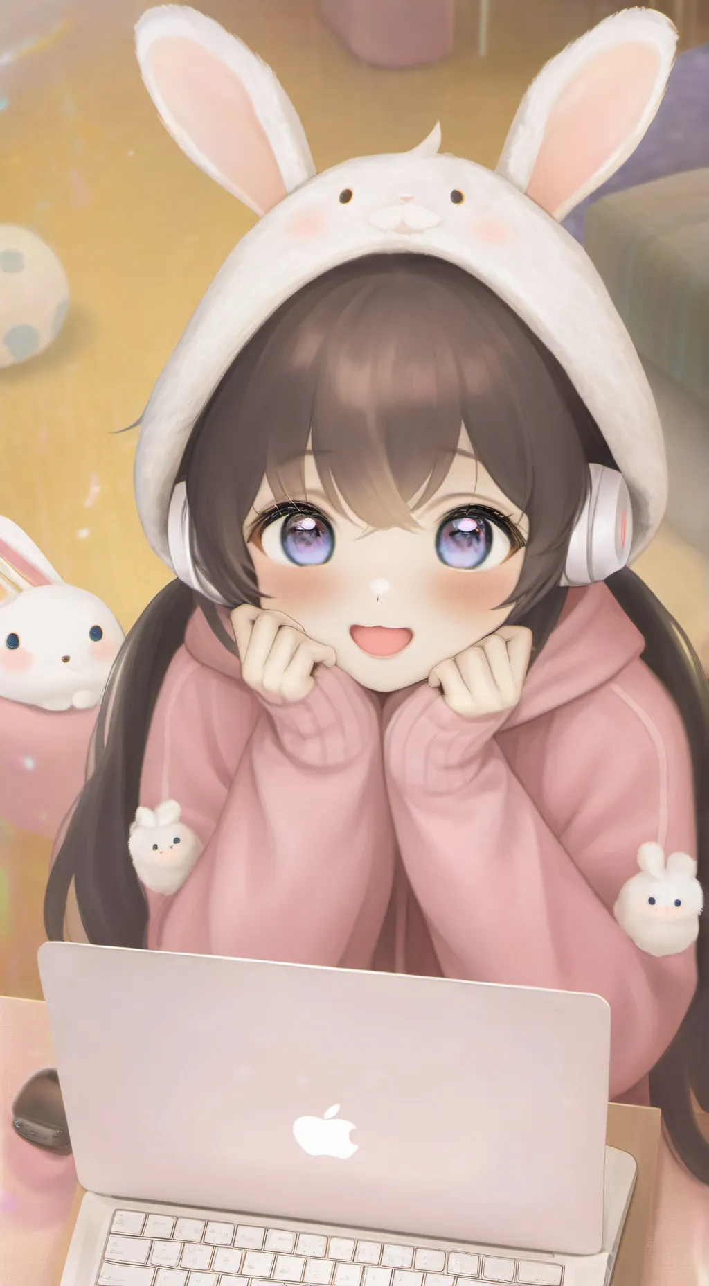 ai character: Click background