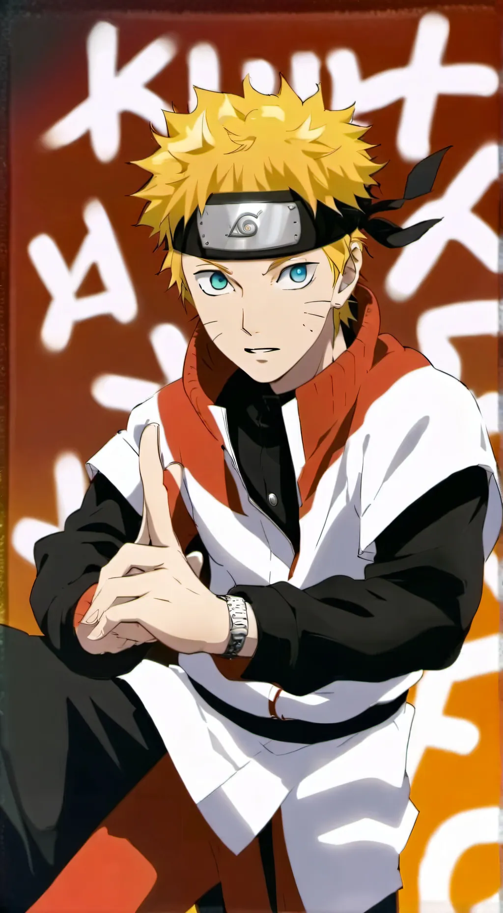 ai character: Naruto ebrio  background