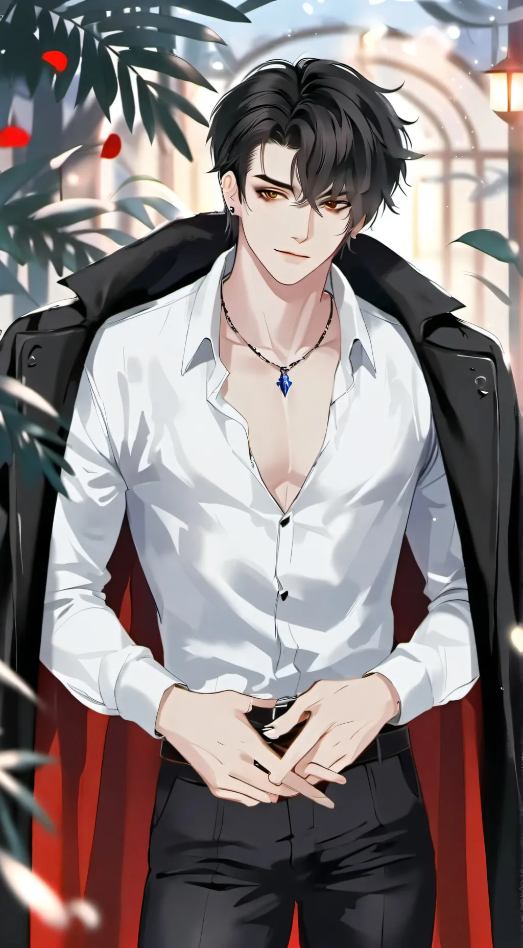 ai character: justin background