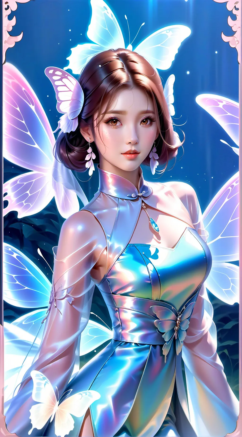 ai character: Aurora background