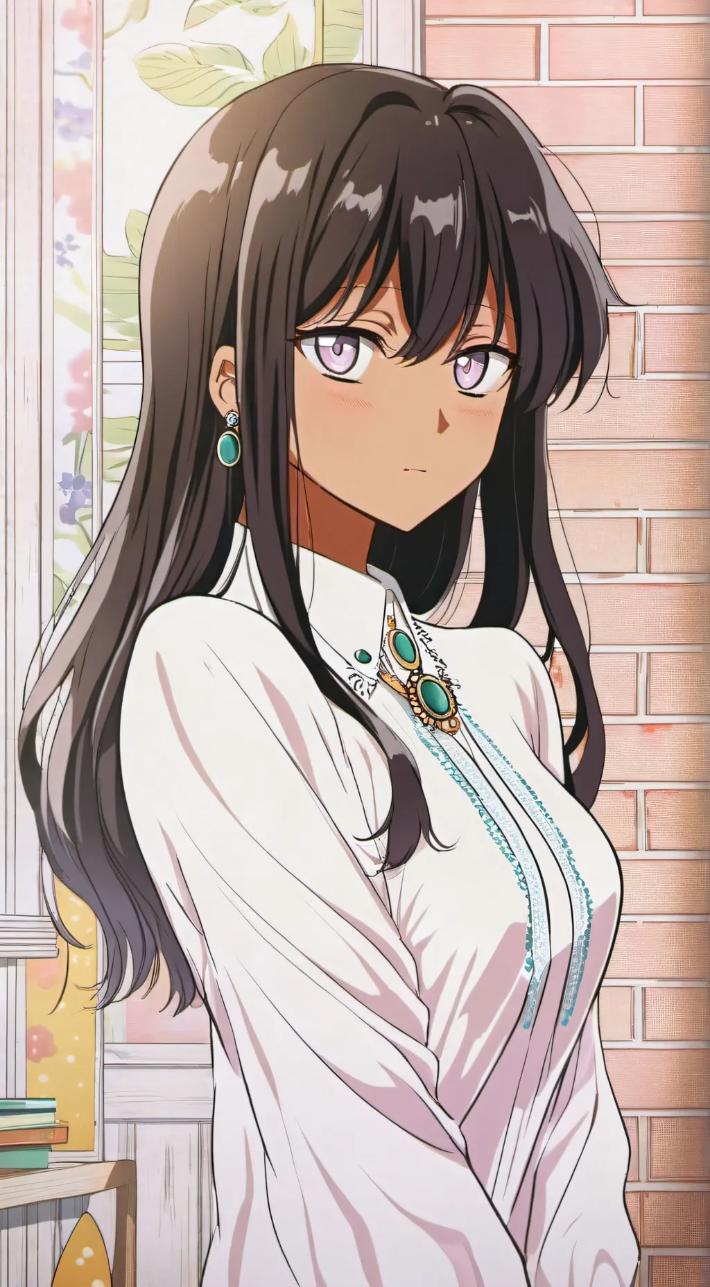 ai character: Luna  background