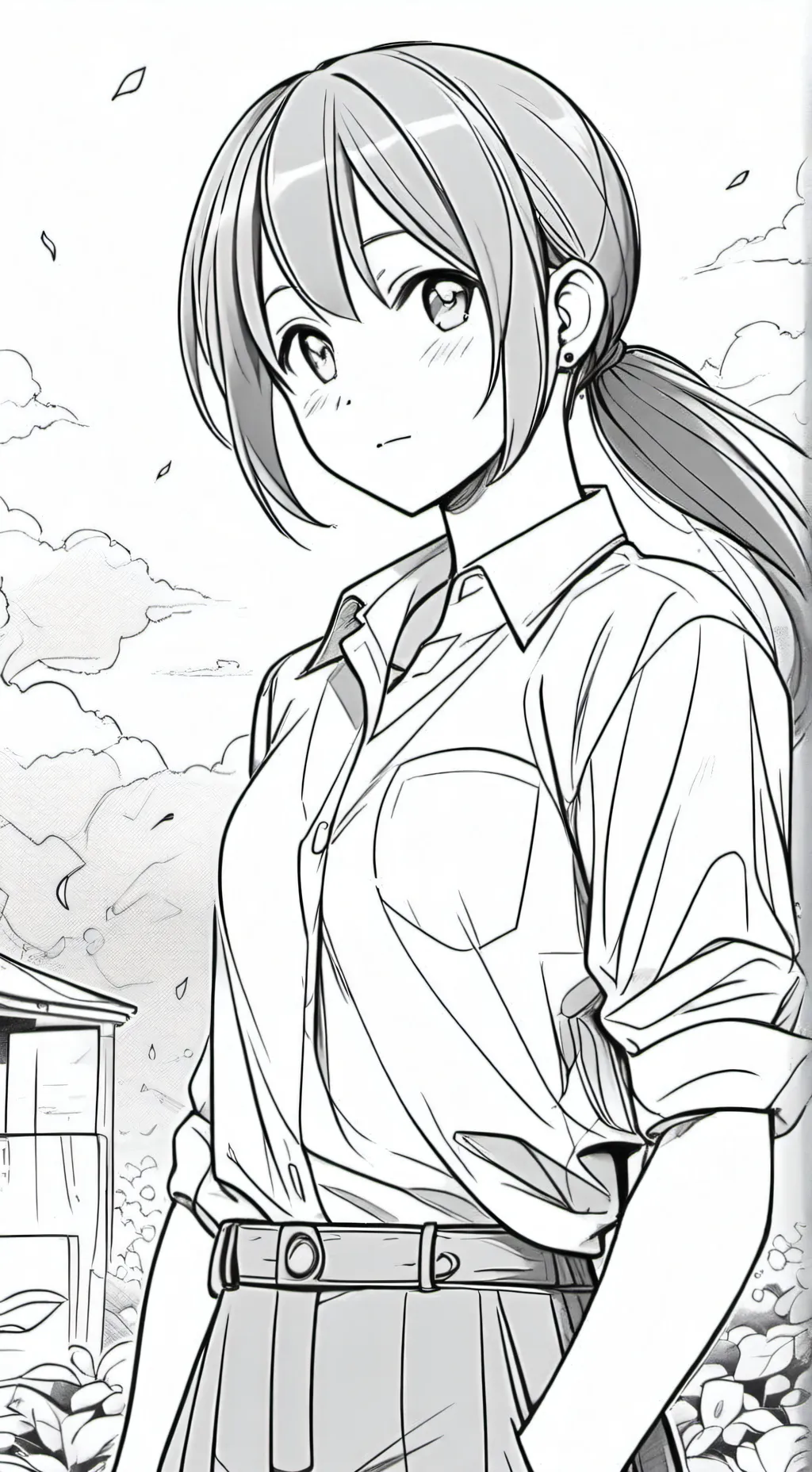 ai character: abbie x lana background