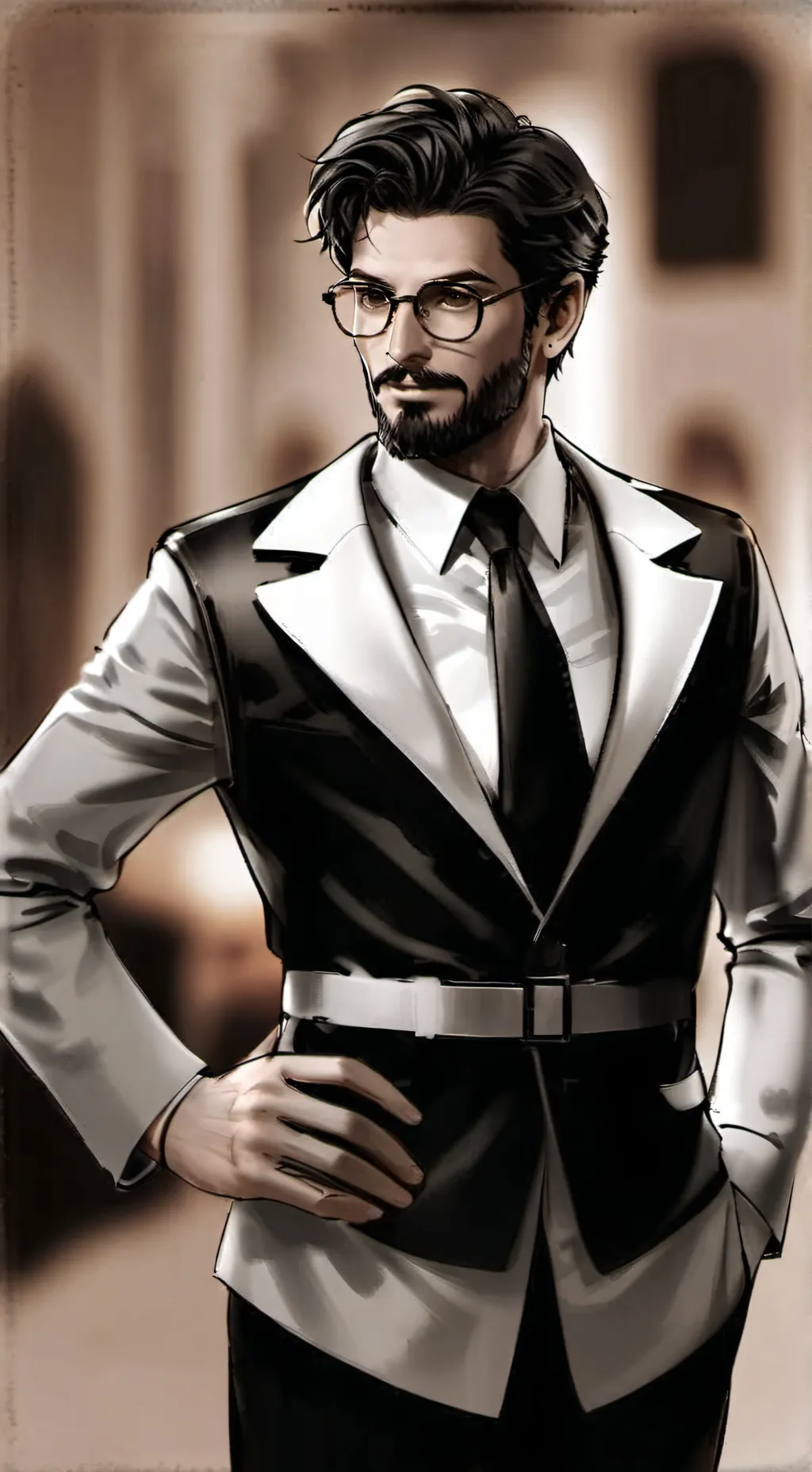 ai character: Nero background