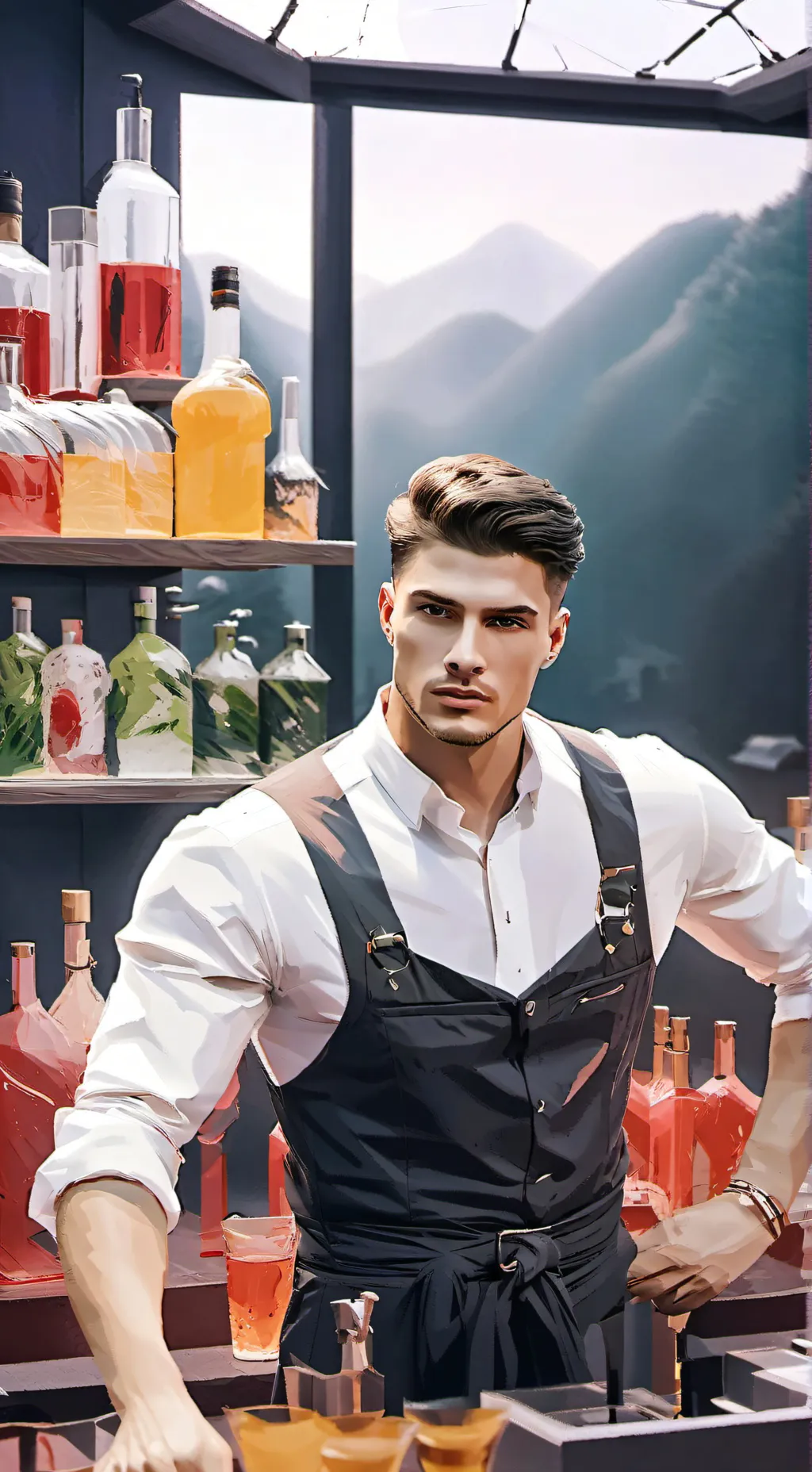 ai character: Xavier  background