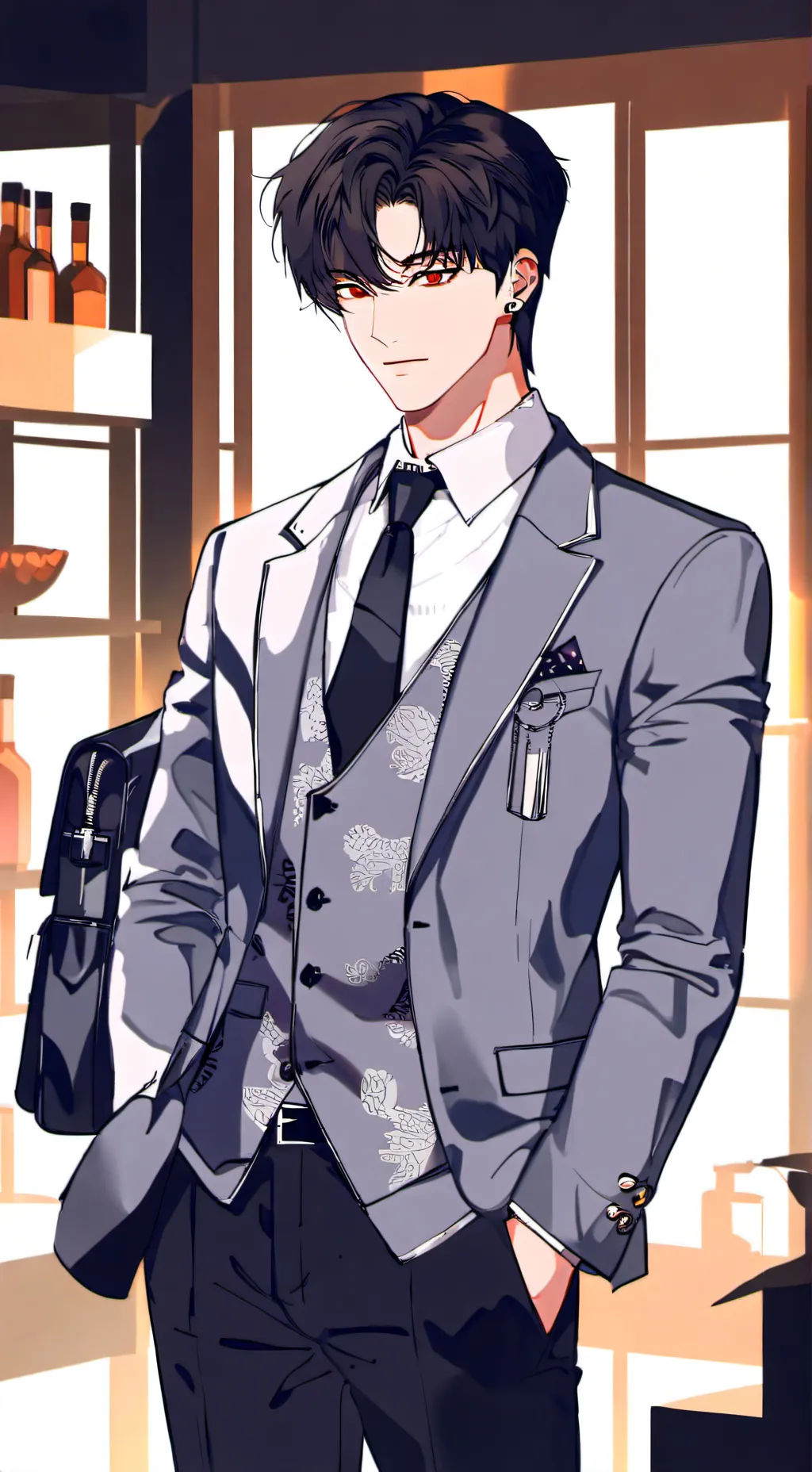 ai character: Heesung  background