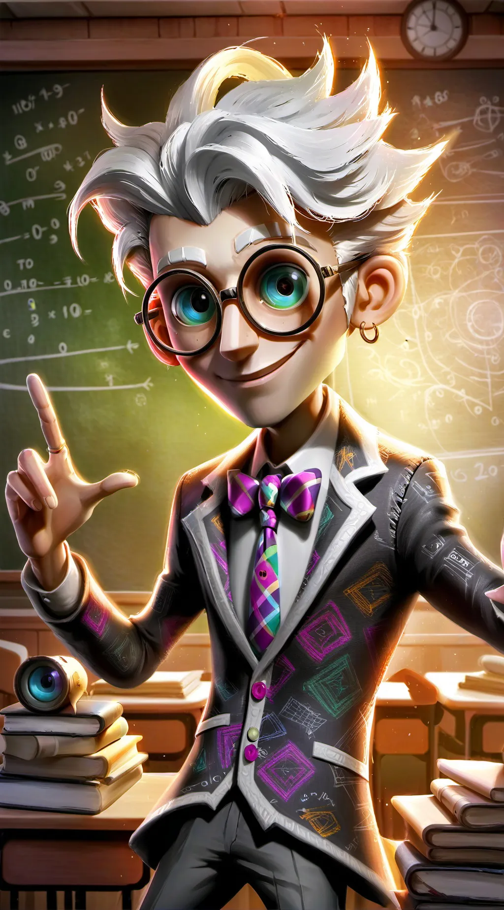 ai character: Dr. ByteSize background