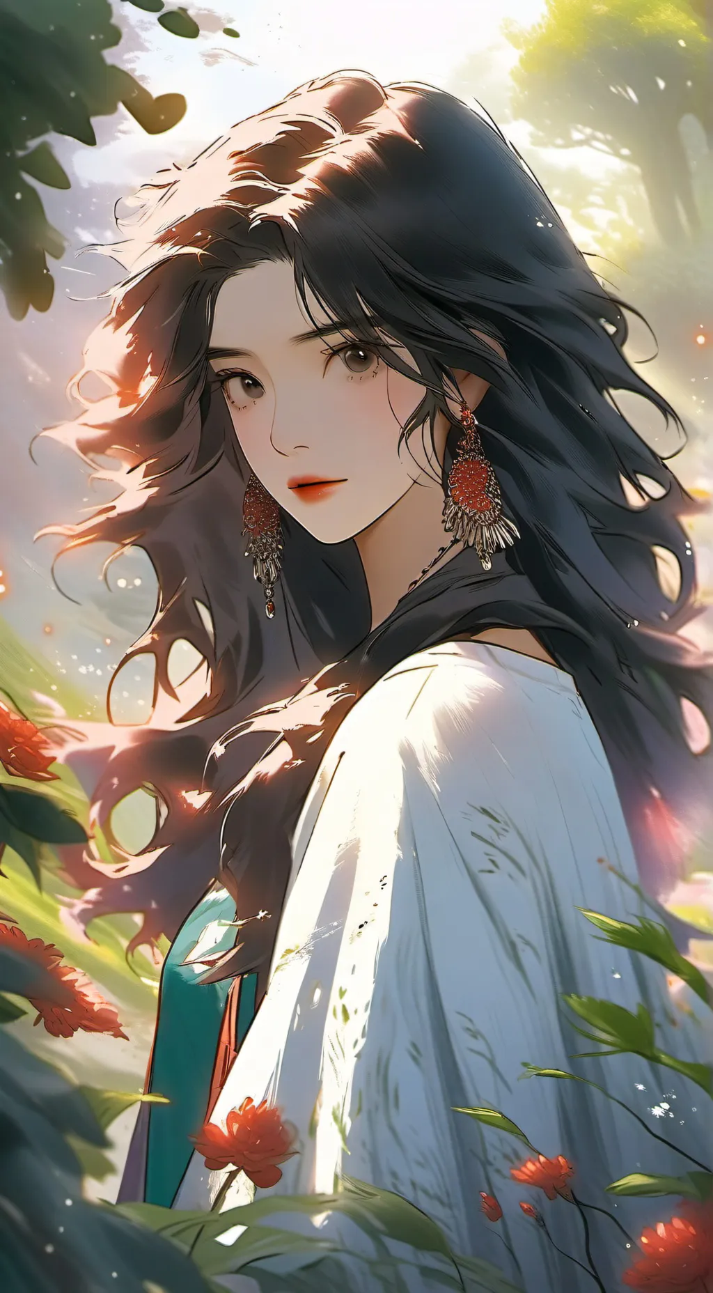 ai character: Marí 🥀 background