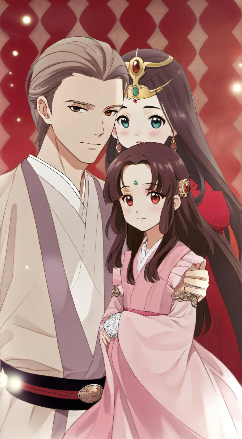ai character: nakago padme zoie  background