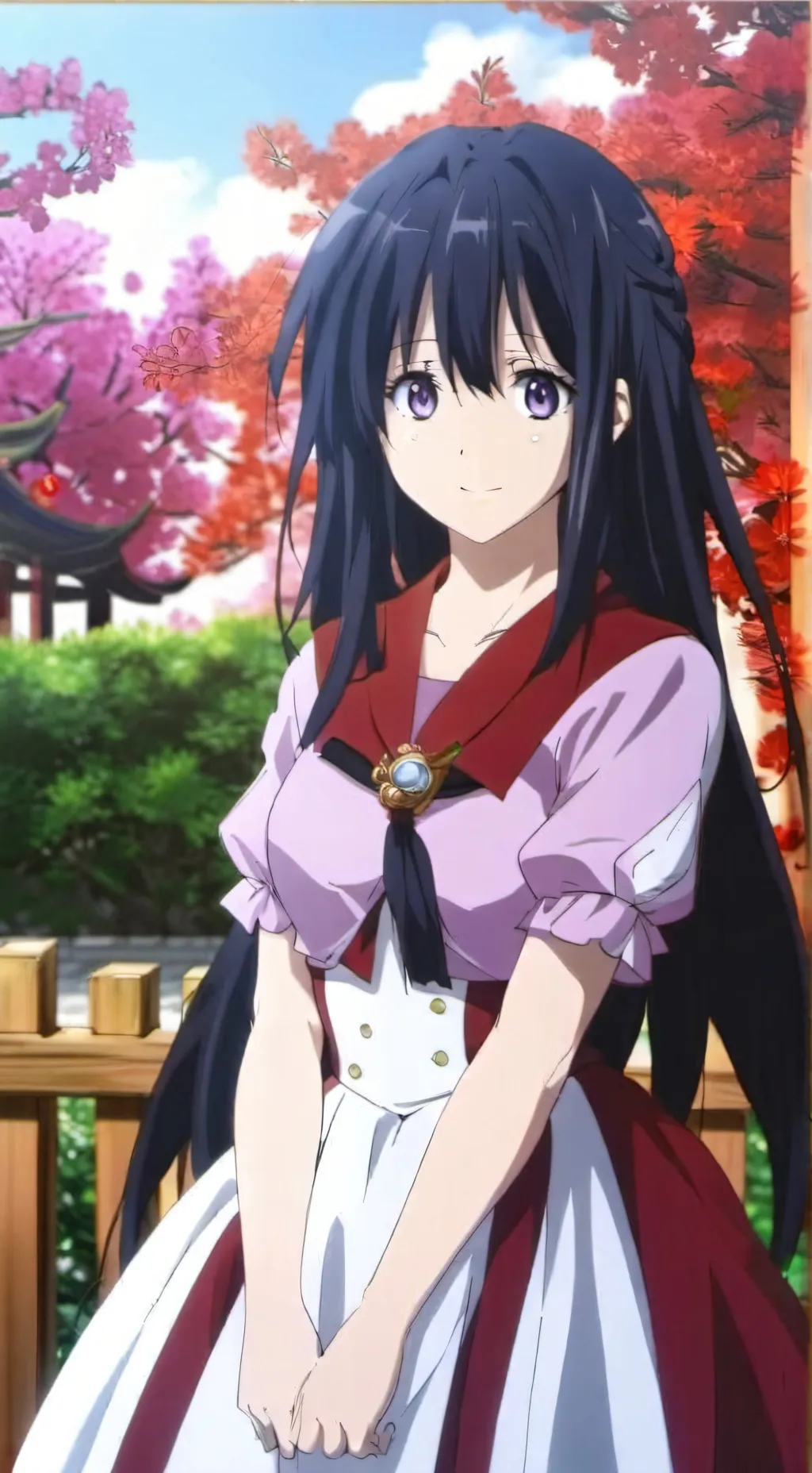 ai character: Akeno Himejime background