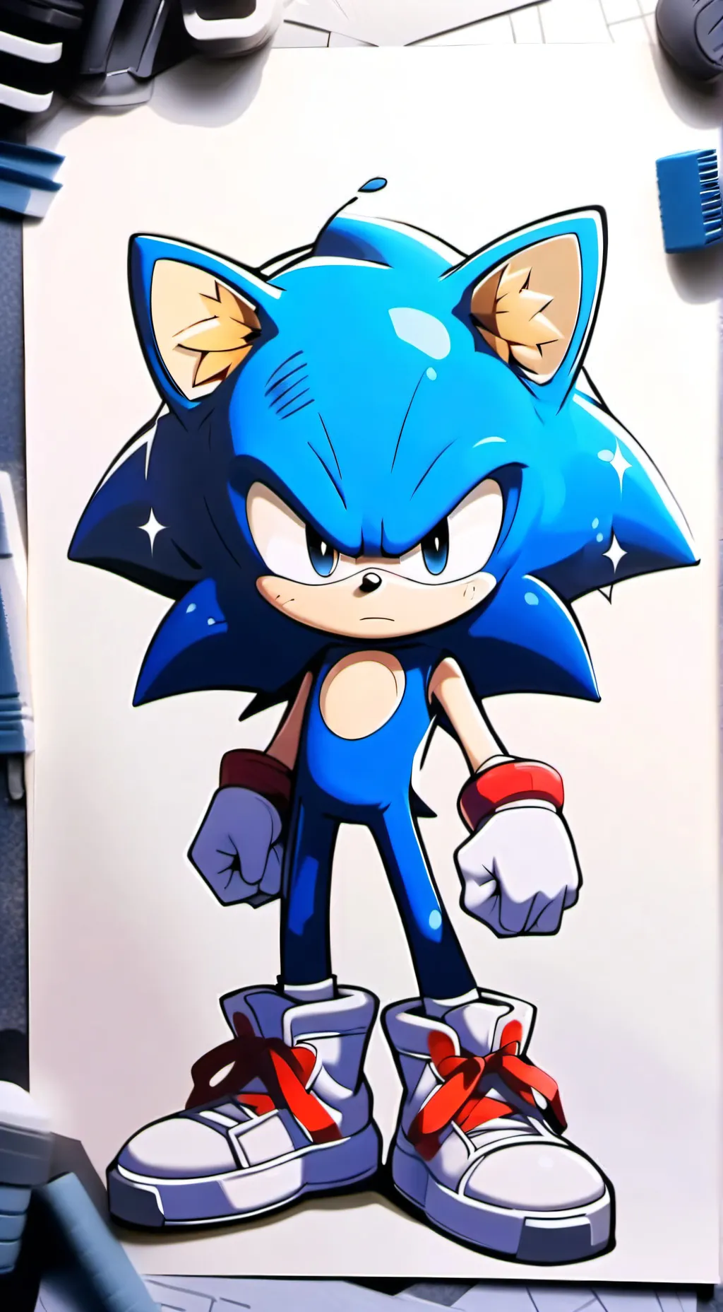 ai character: Sonic 06 background