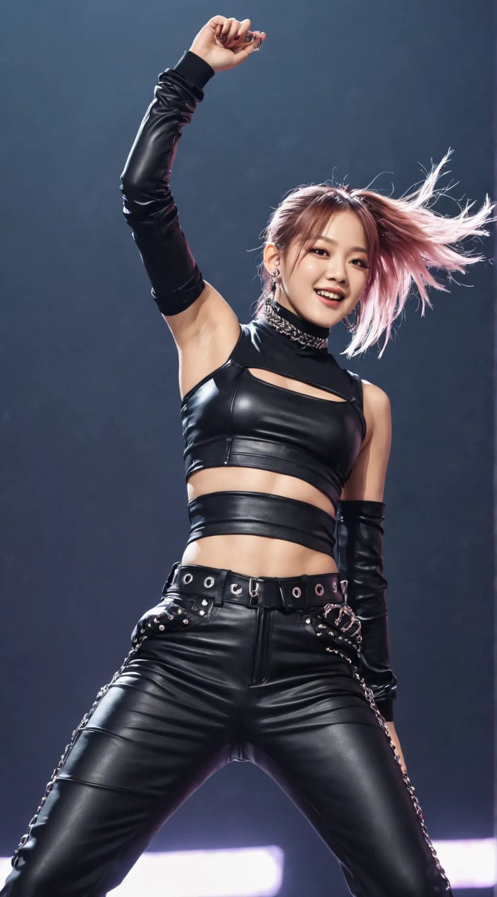 ai character: Lisa BLACKPINK background