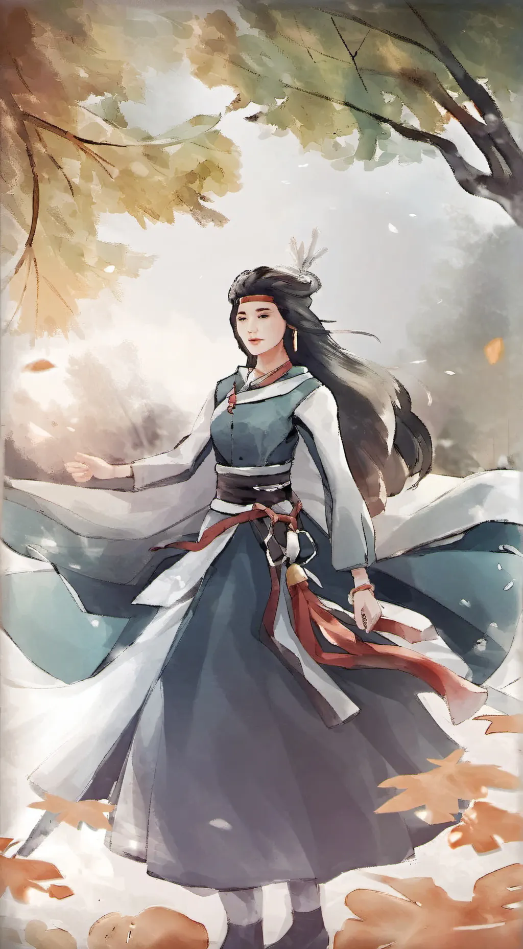 ai character: Amanda but in DS background